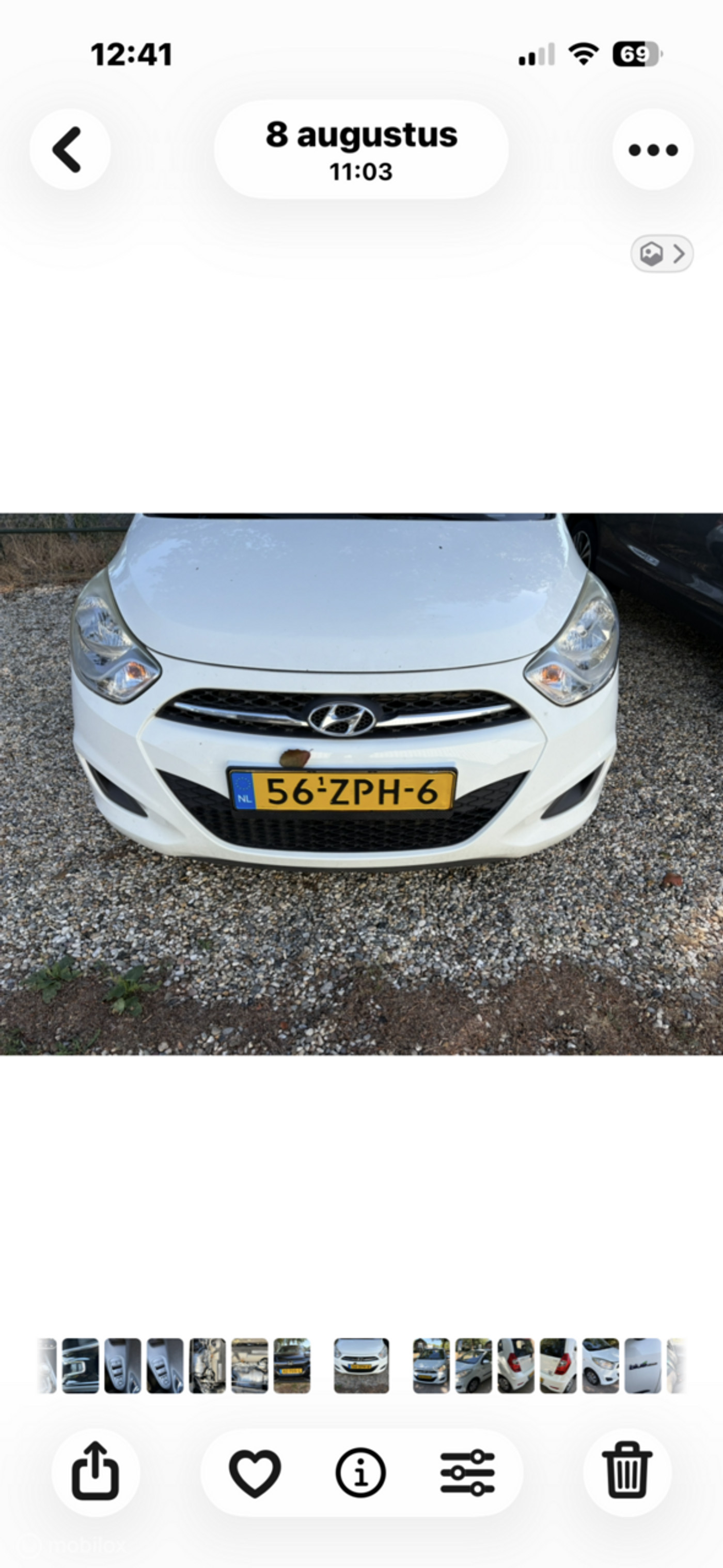 Hyundai I 10 1.0 Black pack 2013 - voorkant