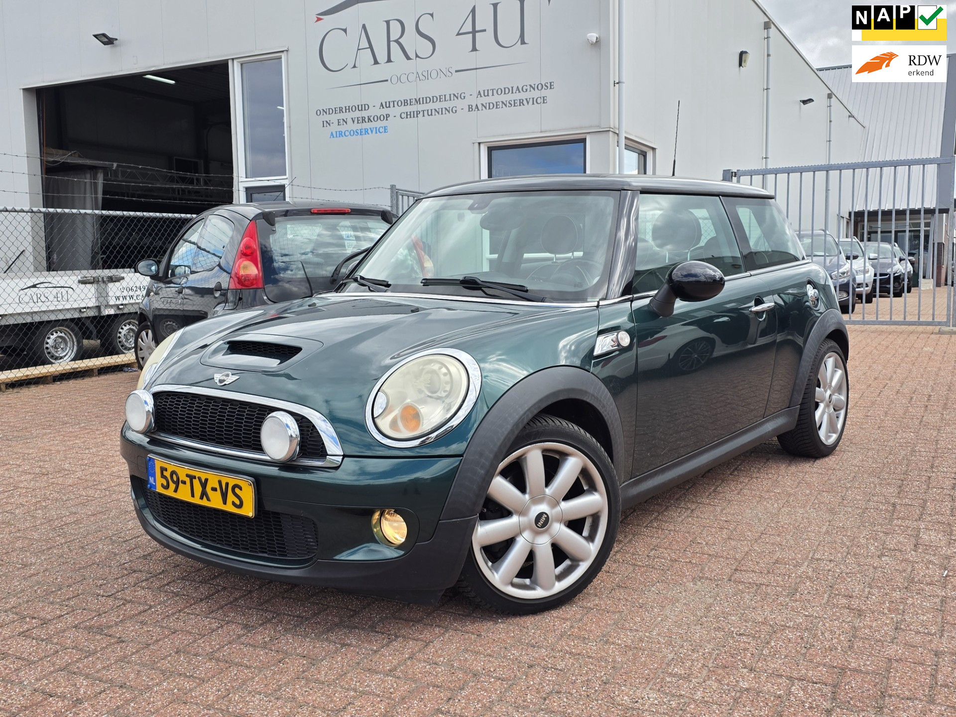 Mini Mini Cooper S 1.6 Cooper S Chili panoramadak leer 2007 - voorkant