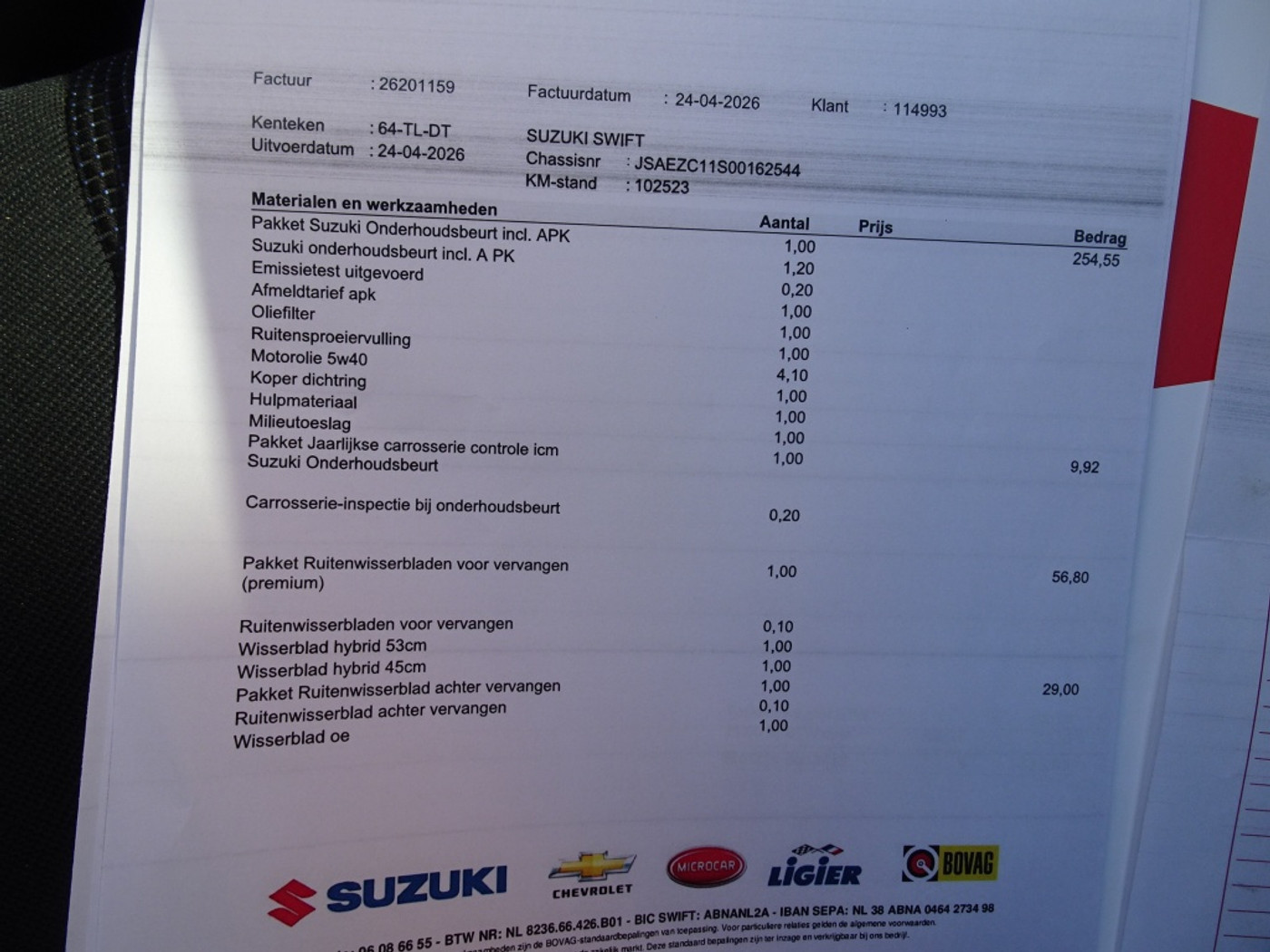 Foto van Suzuki Swift