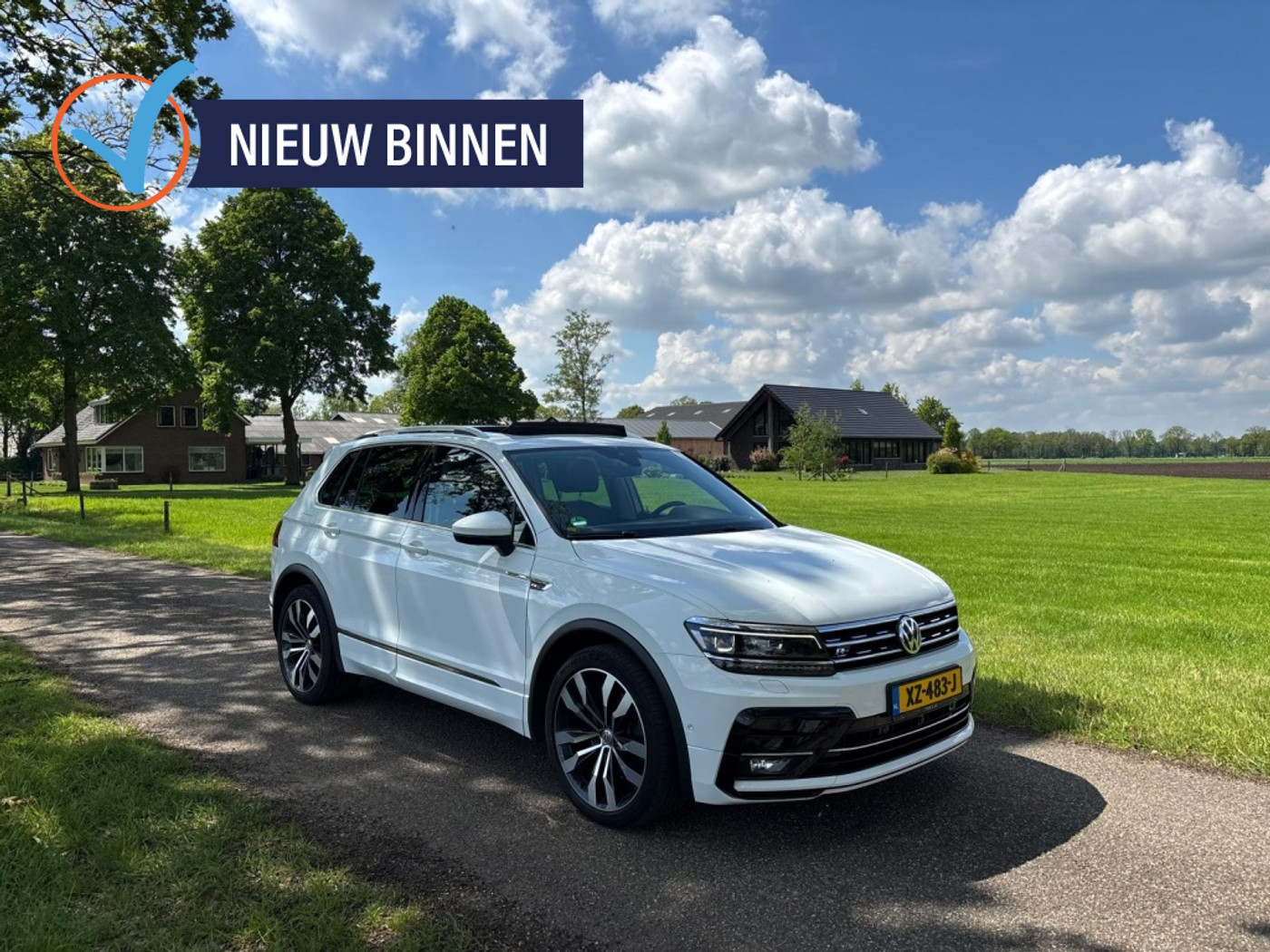Volkswagen Tiguan 2.0 TSI 4Motion R-Line | Pano | 360 Camera | Leder | Elektrische 2018 - voorkant