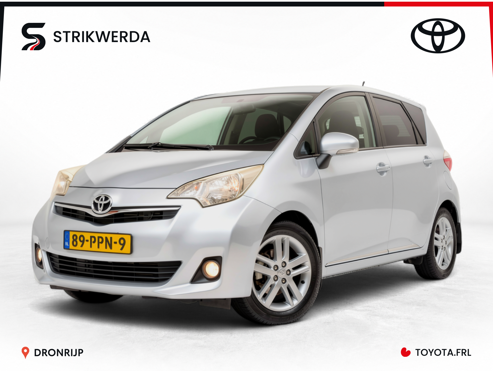 Toyota Verso-s 1.3 VVT-i Aspiration 2011 - voorkant