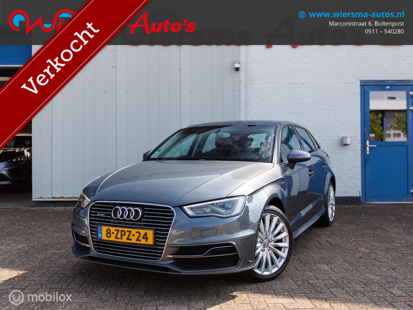 Audi A3 Sportback E-tron 1.4 e-tron PHEV Ambition Pro Line plus|Orig.NL|Camera|Clima|Cruise|Geen bijkomende kosten! 2015 - voorkant