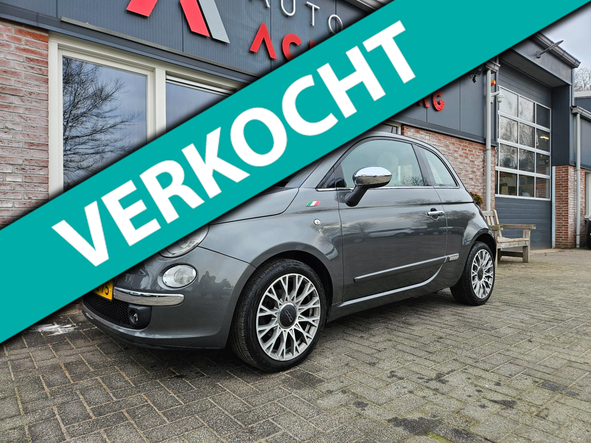 Fiat 500 0.9 TwinAir Lounge 2013 - voorkant