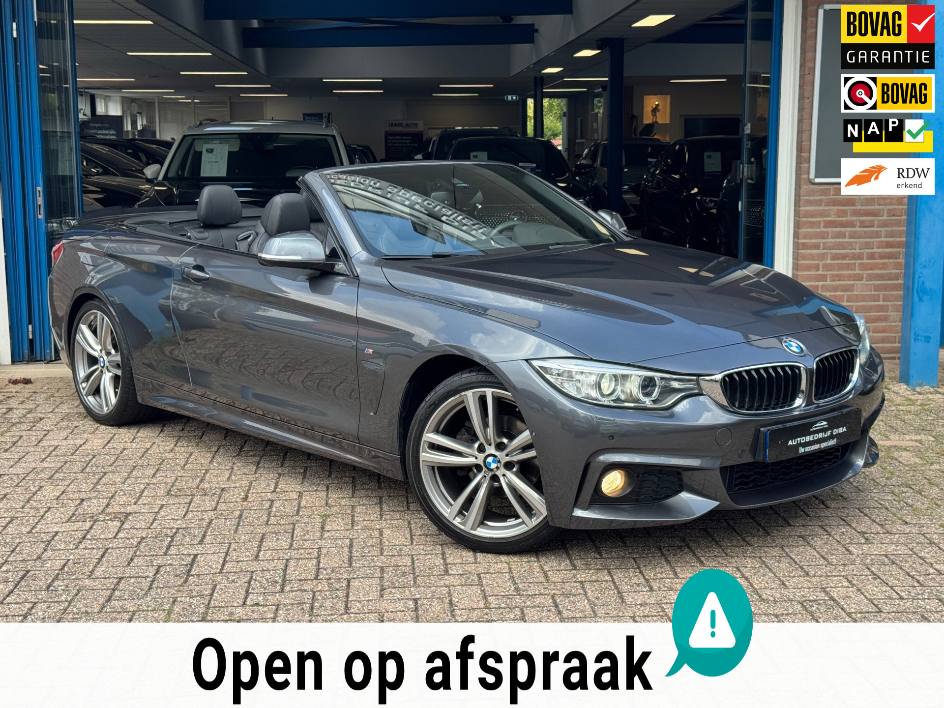 BMW 420i 420i High Exe 2016 NAVI HANDBAK 1e Eig! 2016 - voorkant