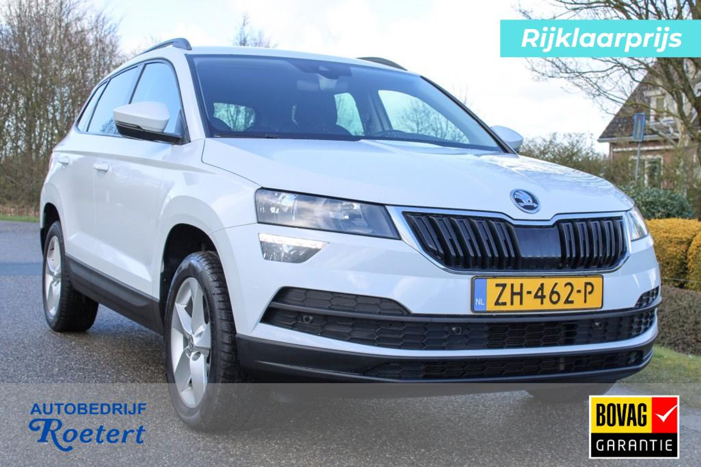 Skoda Karoq 1.0TSI 116pk Ambition Business ECC/cruise/navi/PDC/trekhaak 2019 - voorkant