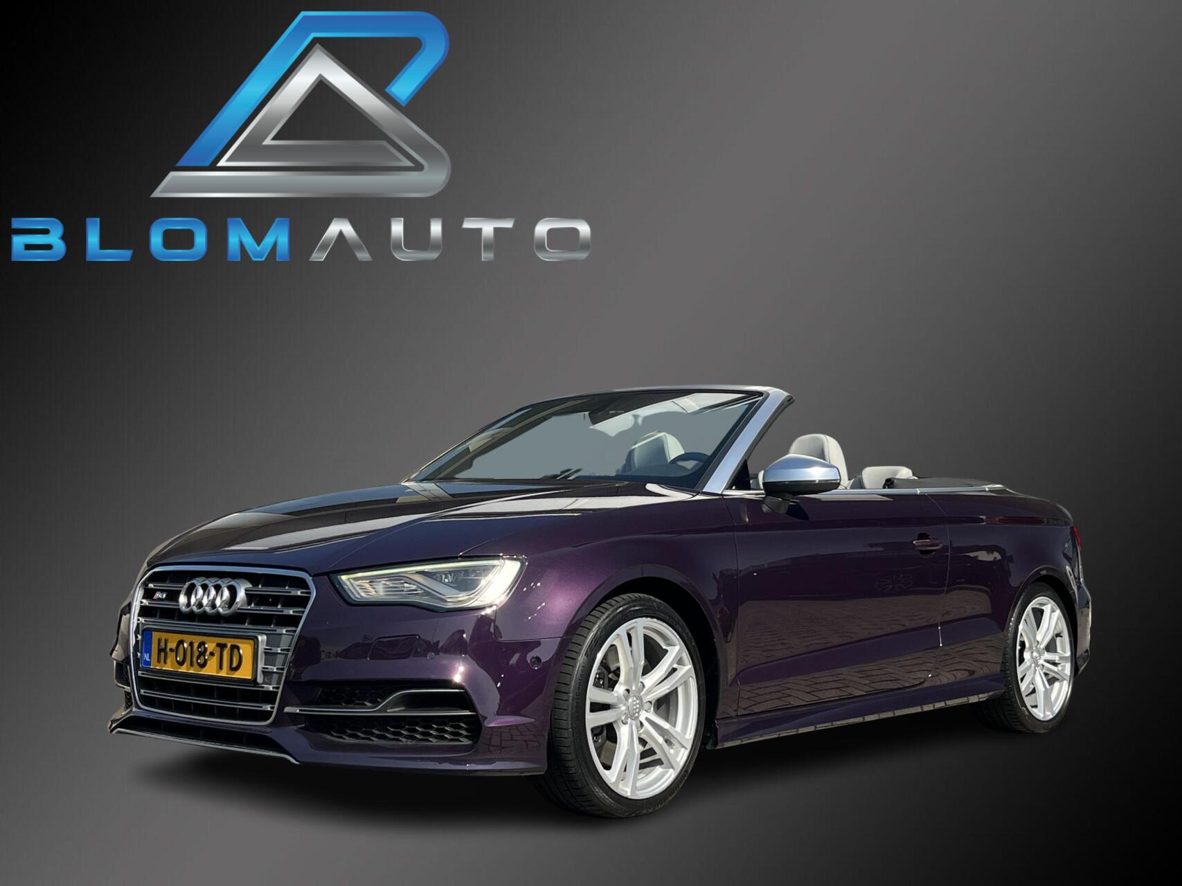 Audi S3 Cabriolet 2.0 TFSI S3 quattro 300PK TOPKLEUR! B&O+AIRSCARF 2015 - voorkant
