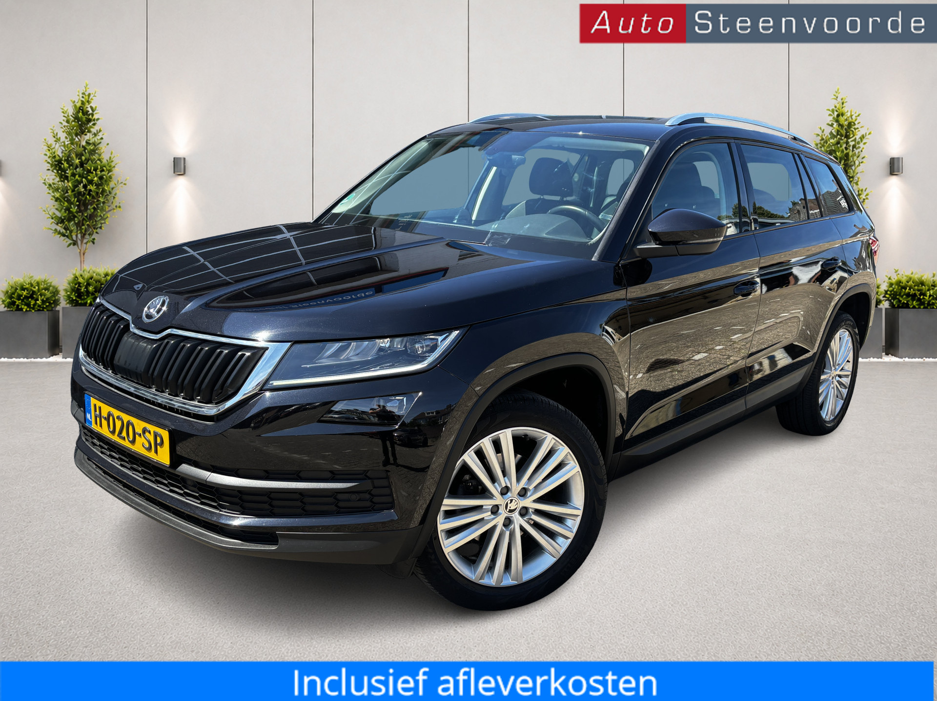 Skoda Kodiaq 1.5 TSI Limited Business Edition * HALF LEER * TREKHAAK * CANTON * Elek A-Klep 2020 - voorkant