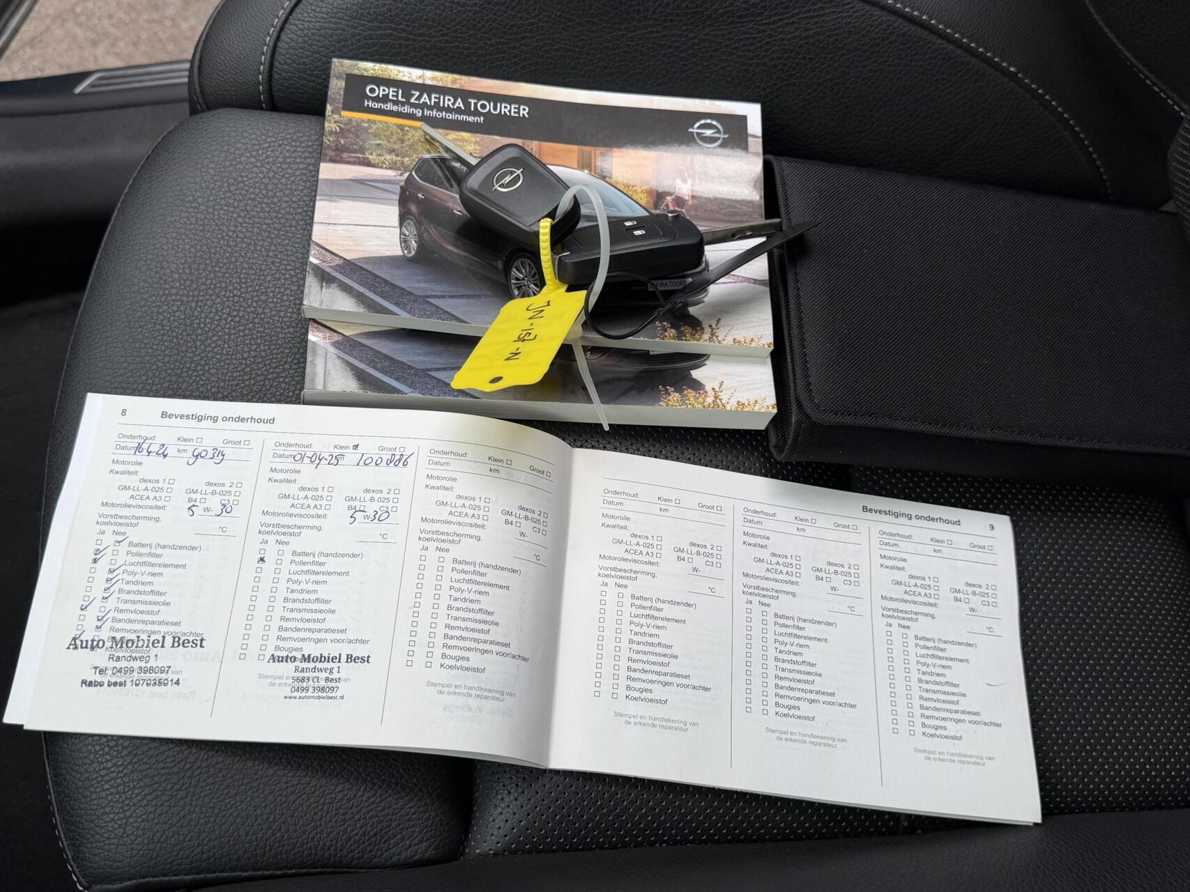 Foto van Opel Zafira Tourer