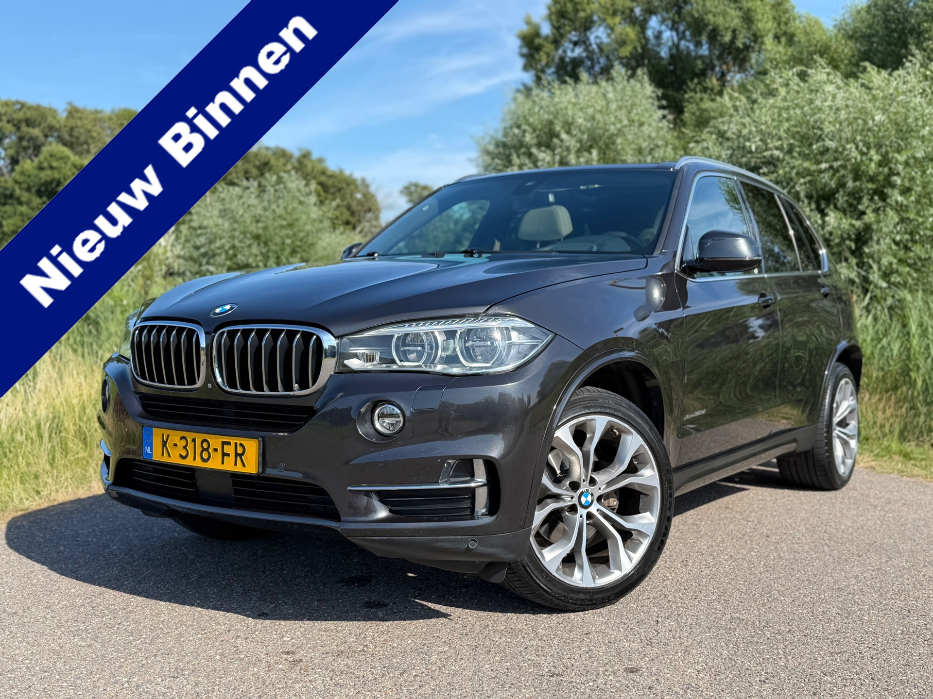 BMW X5 Xdrive30d XDrive30d High Executive / Automaat / Leder / Panorama dak / Stoelverwarming / Camera / Led verlichting 2017 - voorkant
