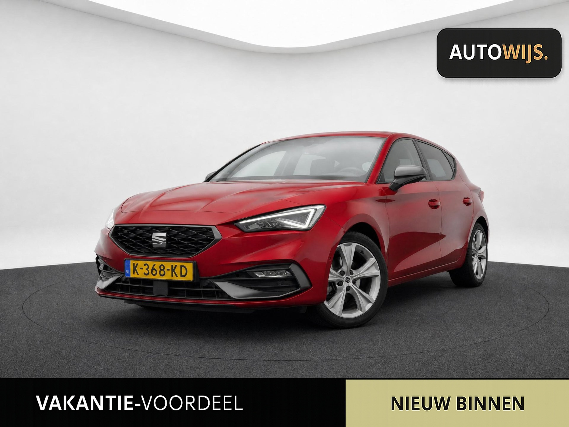Seat Leon 1.0 TSI FR Launch Edition|FR|CARPLAY|NAVI|LED|TREKHAAK|NL AUTO 2021 - voorkant