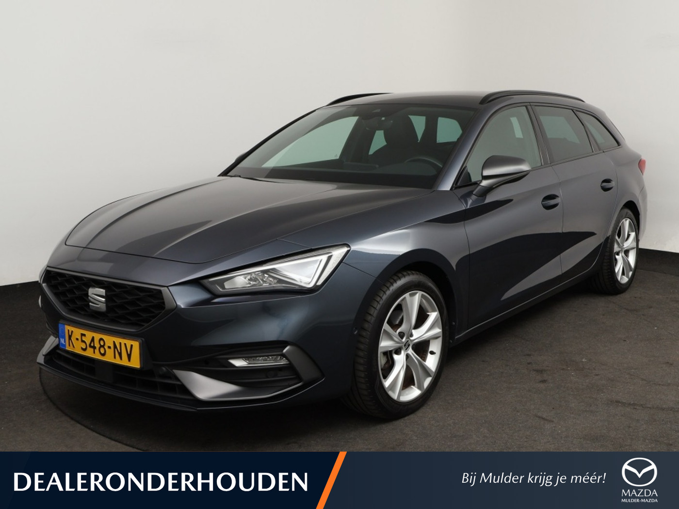 Seat Leon Sportstourer 1.5 eTSI FR Launch Edition DSG | Trekhaak • Keyless • CarPlay • LED 2021 - voorkant