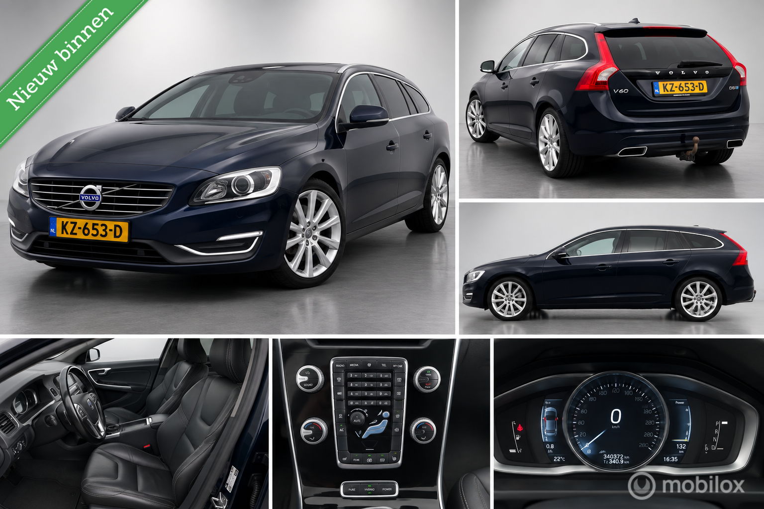 Volvo V60 Twin Engine 2.4 D6 AWD Plug-In Hybrid Summum 2016 - voorkant