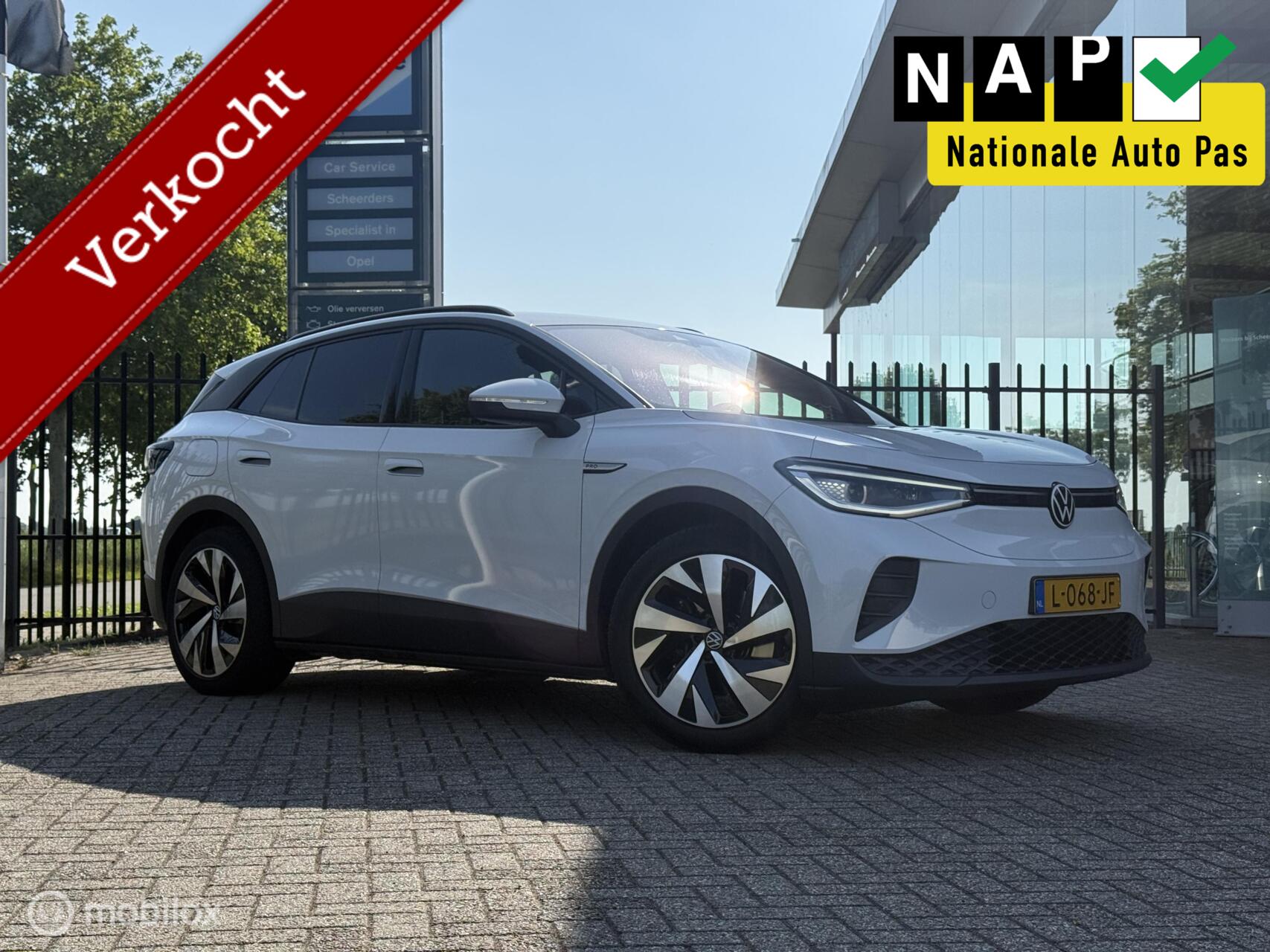 Volkswagen Id.4 Pro 150 KW Business 77 kWh | Leer | IQ Light | SOH 94% 2021 - voorkant