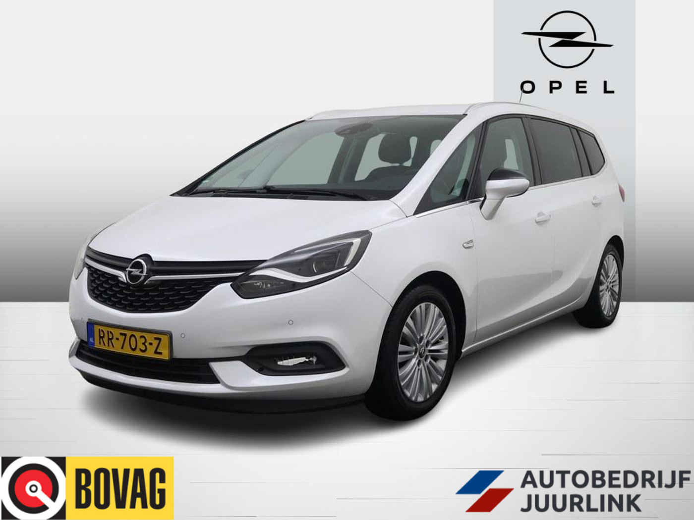 Opel Zafira Tourer 1.4 Turbo Executive 7p. Trekhaak/Camera/Leder/Agr/ 2018 - voorkant
