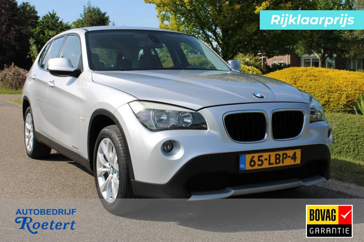 BMW X1 sDrive 18i sDrive 2.0i 150pk automaat ECC/cruise/leer/trekhaak 2010 - voorkant