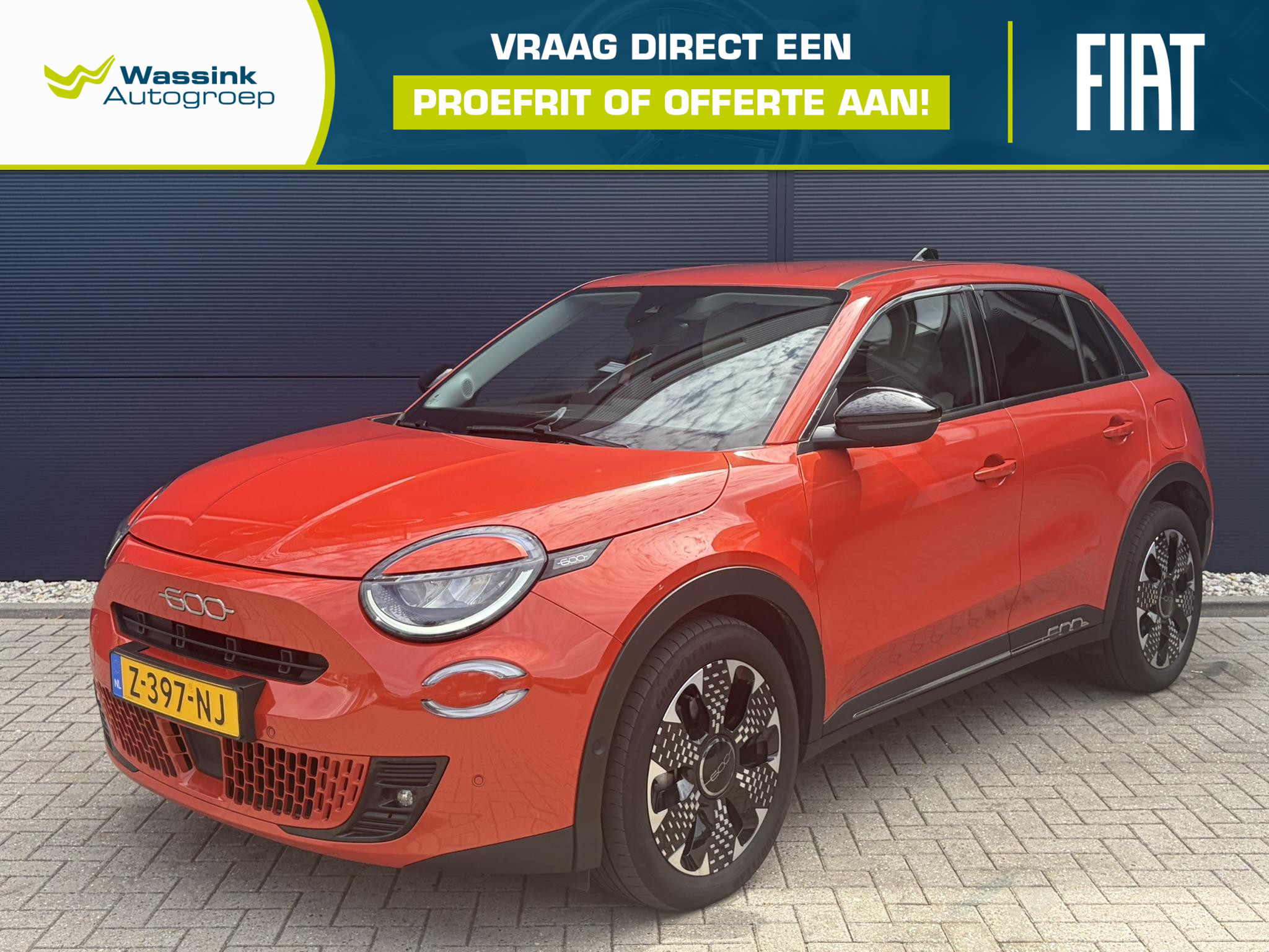 Fiat 600 La Prima 54 kWh 2024 - voorkant