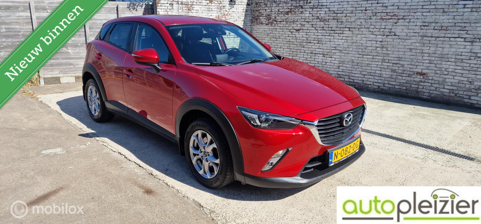 Mazda Mazda Cx-3 2.0 SkyActiv-G 120 TS+ Automaat|NAVI|PDC|Stoelverw 2015 - voorkant