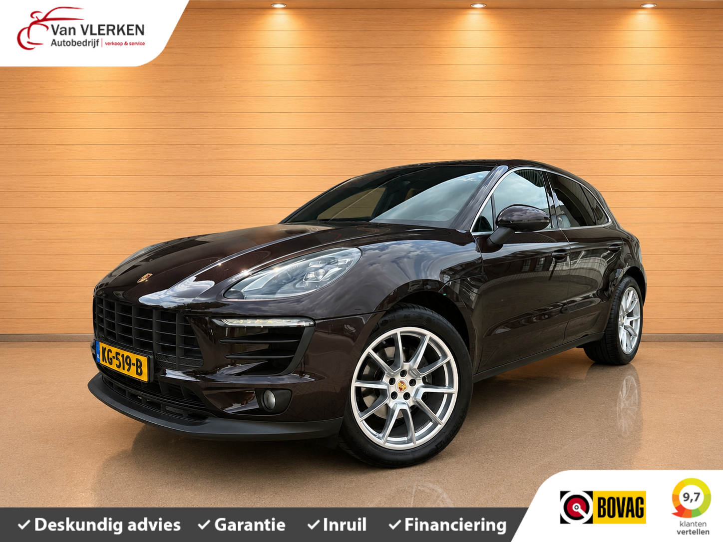 Porsche Macan 2.0 Luchtvering PANO 62000 km!! Bom vol 2016 - voorkant