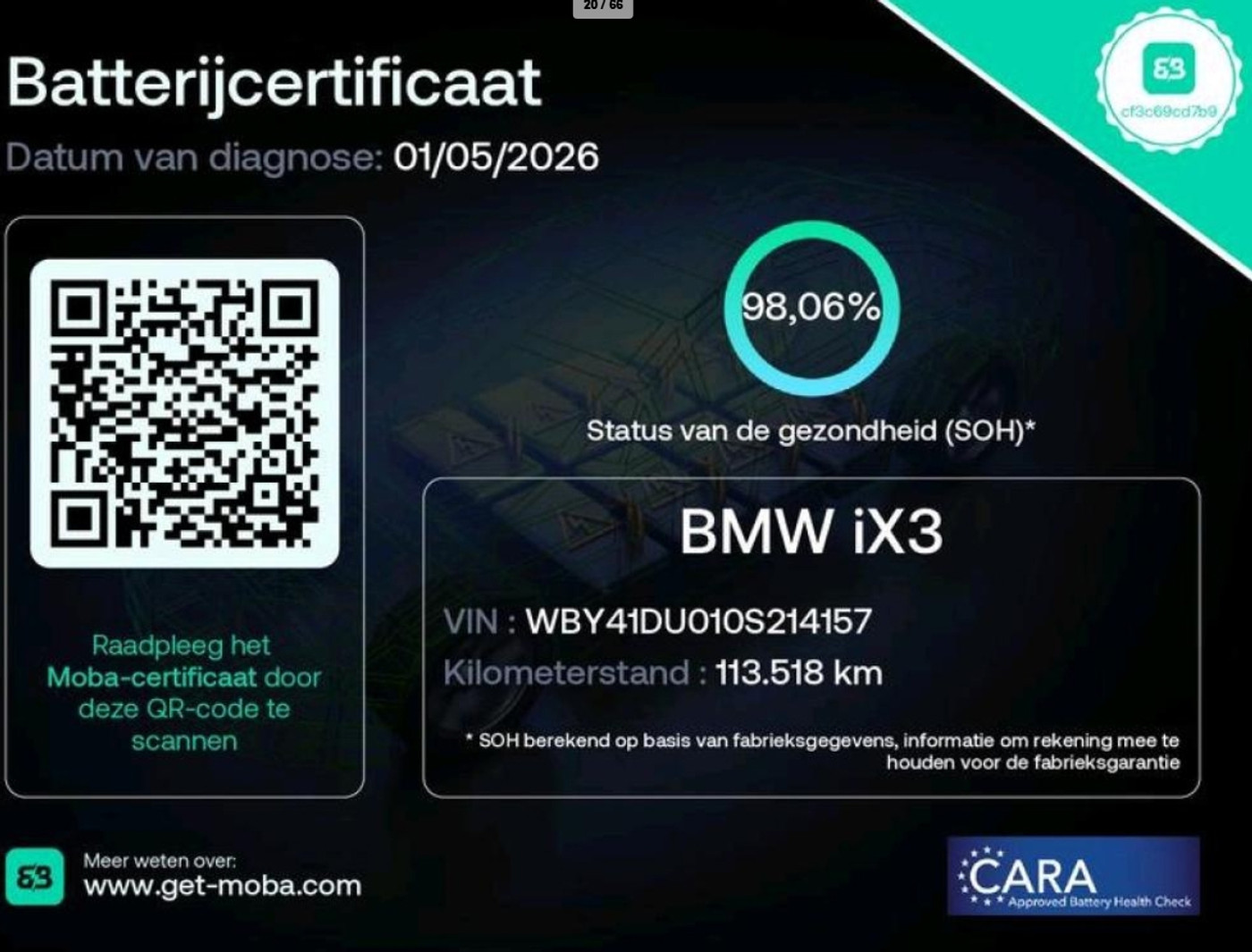 Foto van BMW Ix3