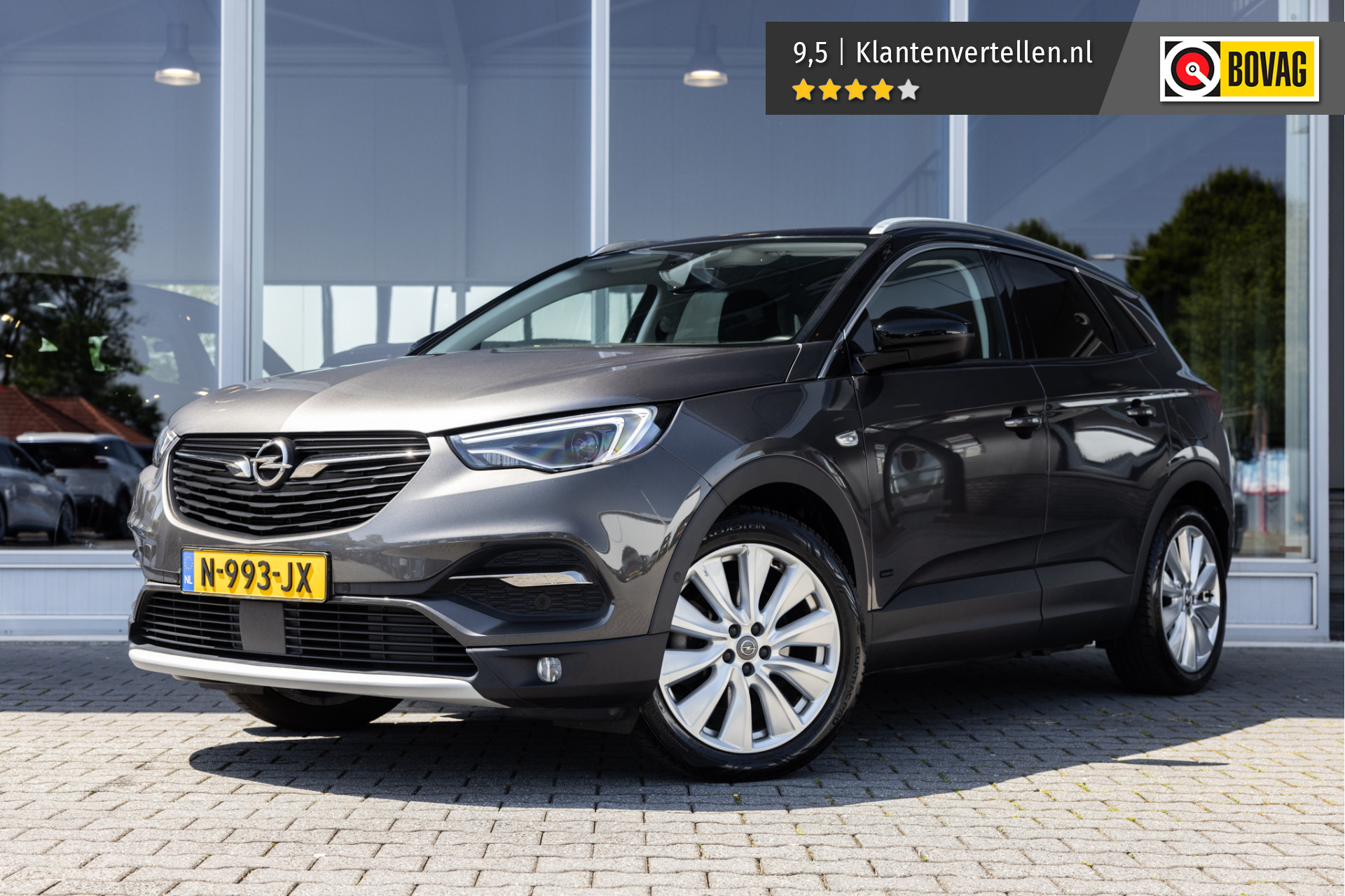 Opel Grandland X 1.6 Turbo Hybrid4 Ultimate 2020 - voorkant
