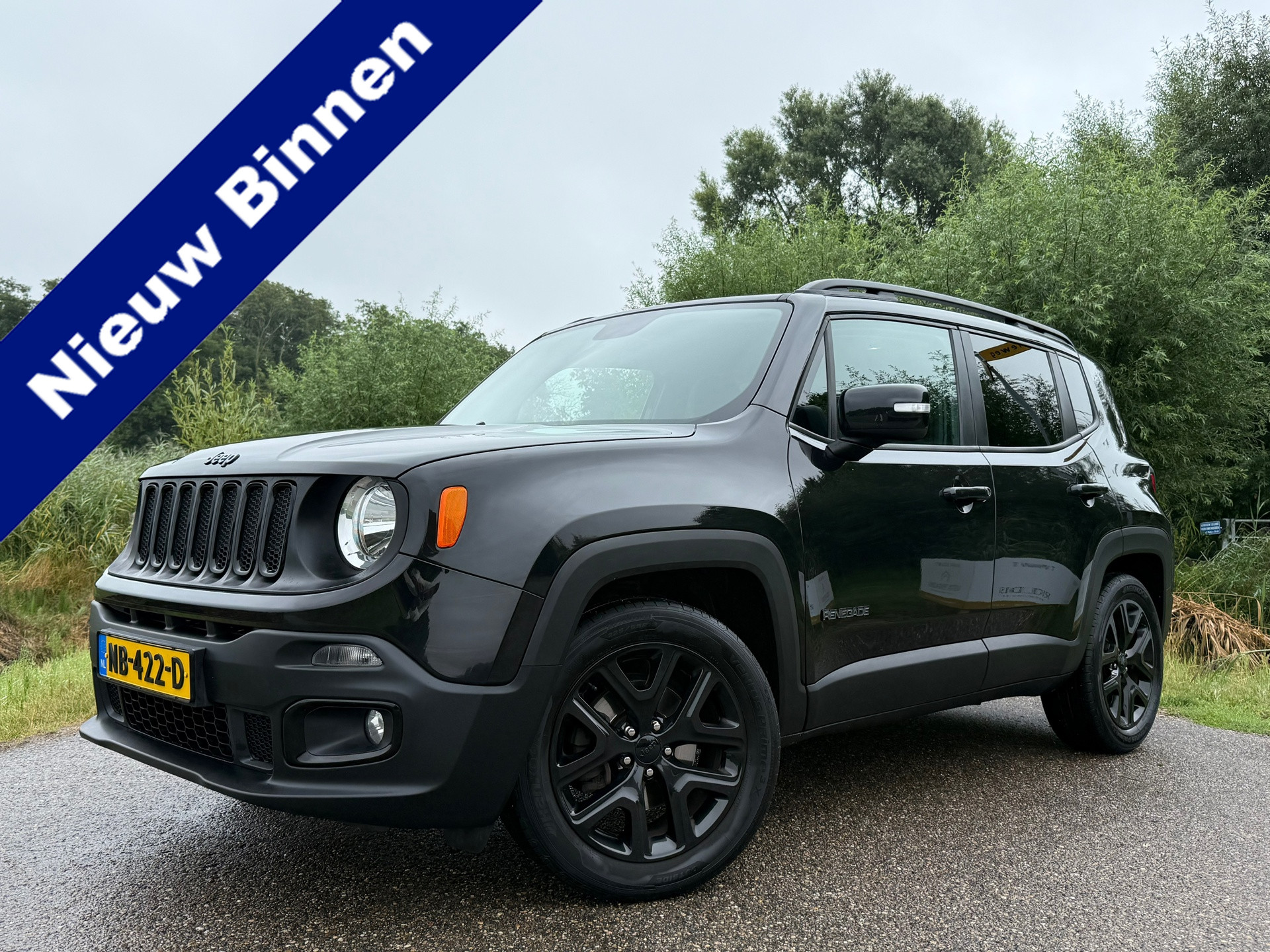 Jeep Renegade 1.6 E-Torq Night Eagle II | Navi | 18" Velgen | Airco | 2e Eigenaar | PDC | Cruise | Goed Onderhouden | 2017 - voorkant