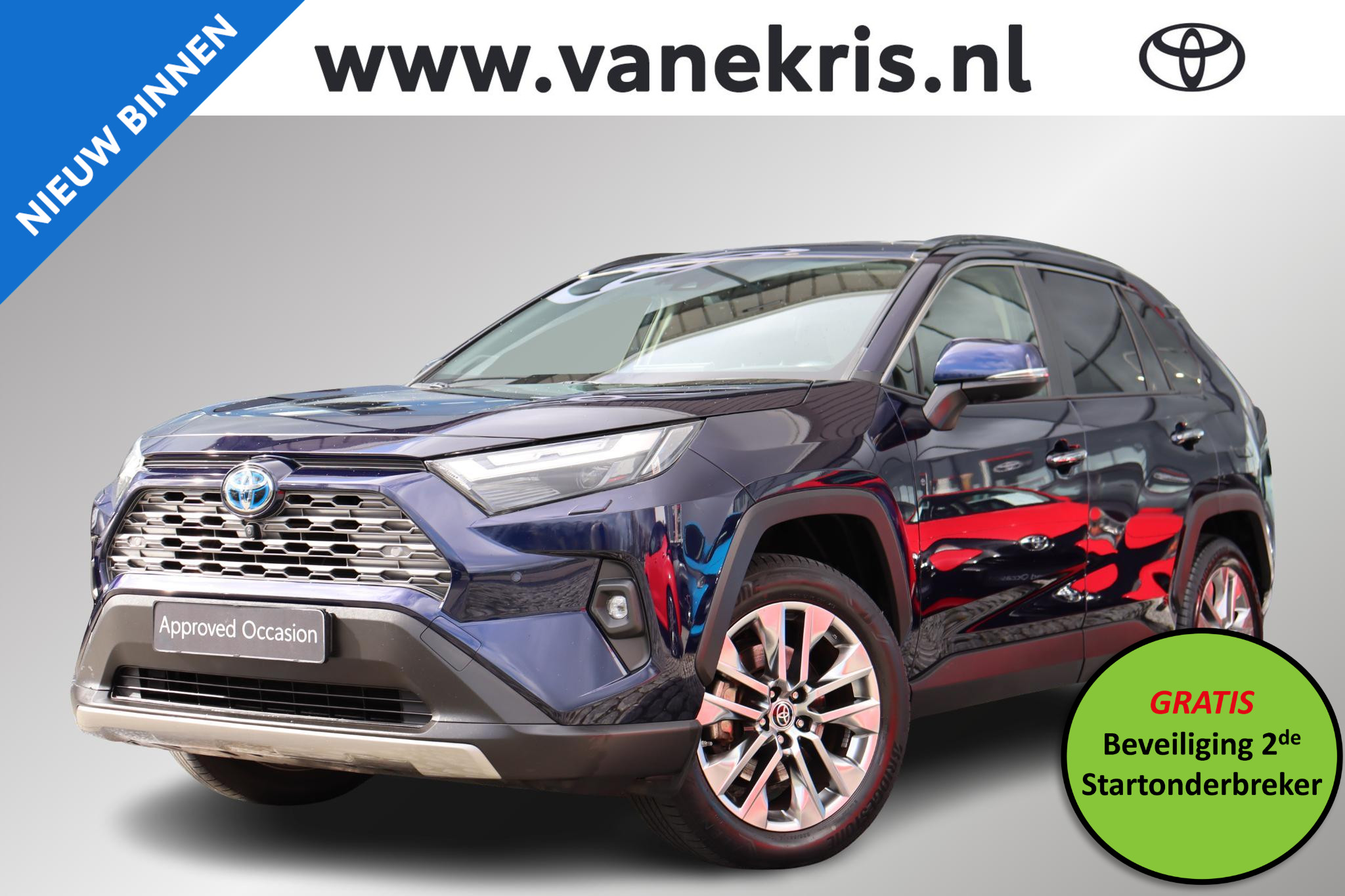 Toyota Toyota Rav4 2.5 Hybrid Executive, Stoelkoeling, Navi, 2022 - voorkant