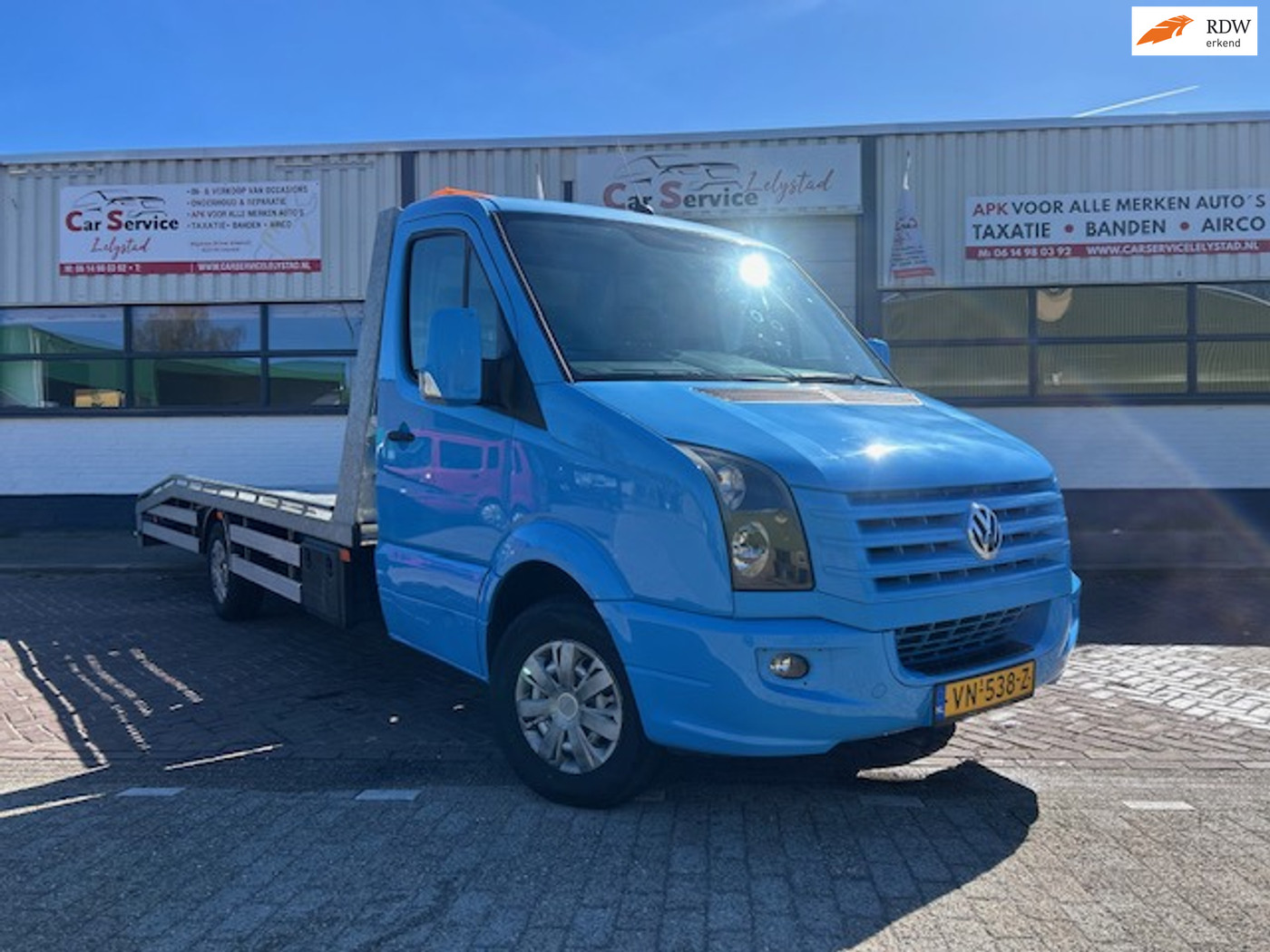 Volkswagen Crafter 35 2.0 TDI L3H1 BM OPRIJWAGEN/AC/LUCHTVERING/LIER[AUTOAMBULANCE 2015 - voorkant