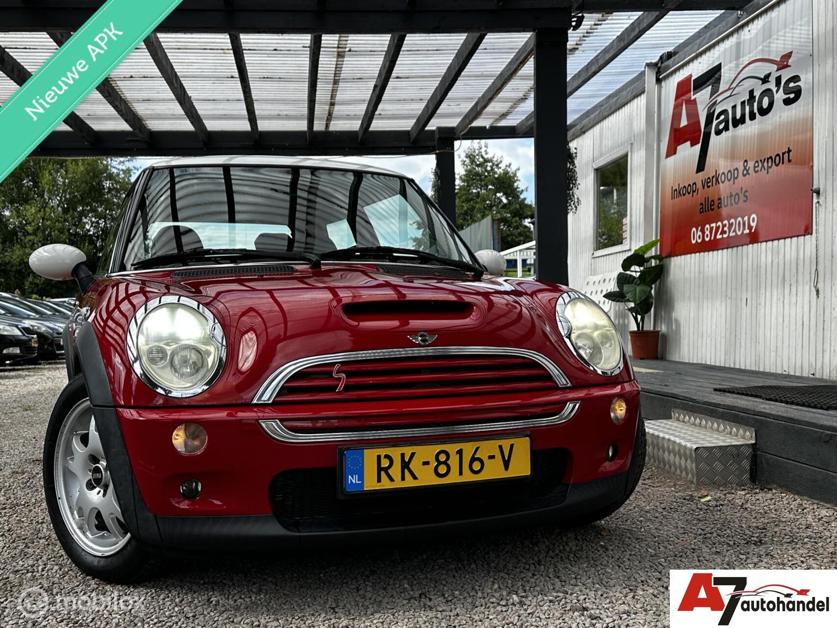 Mini Mini Cooper S 1.6 Cooper S Chili|APK: 10/26|Cruise|Clima|3DRS 2003 - voorkant