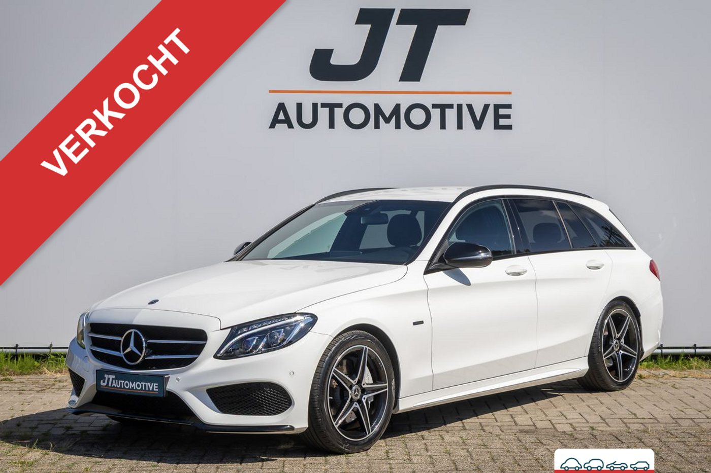Mercedes-Benz C 350 E 350 e Bus.Sol.AMG Ledere bekleding | Stoelverwarming | Elektrische achterklep | Camera | PDC | elektrische stoel | Cruise contro 2018 - voorkant