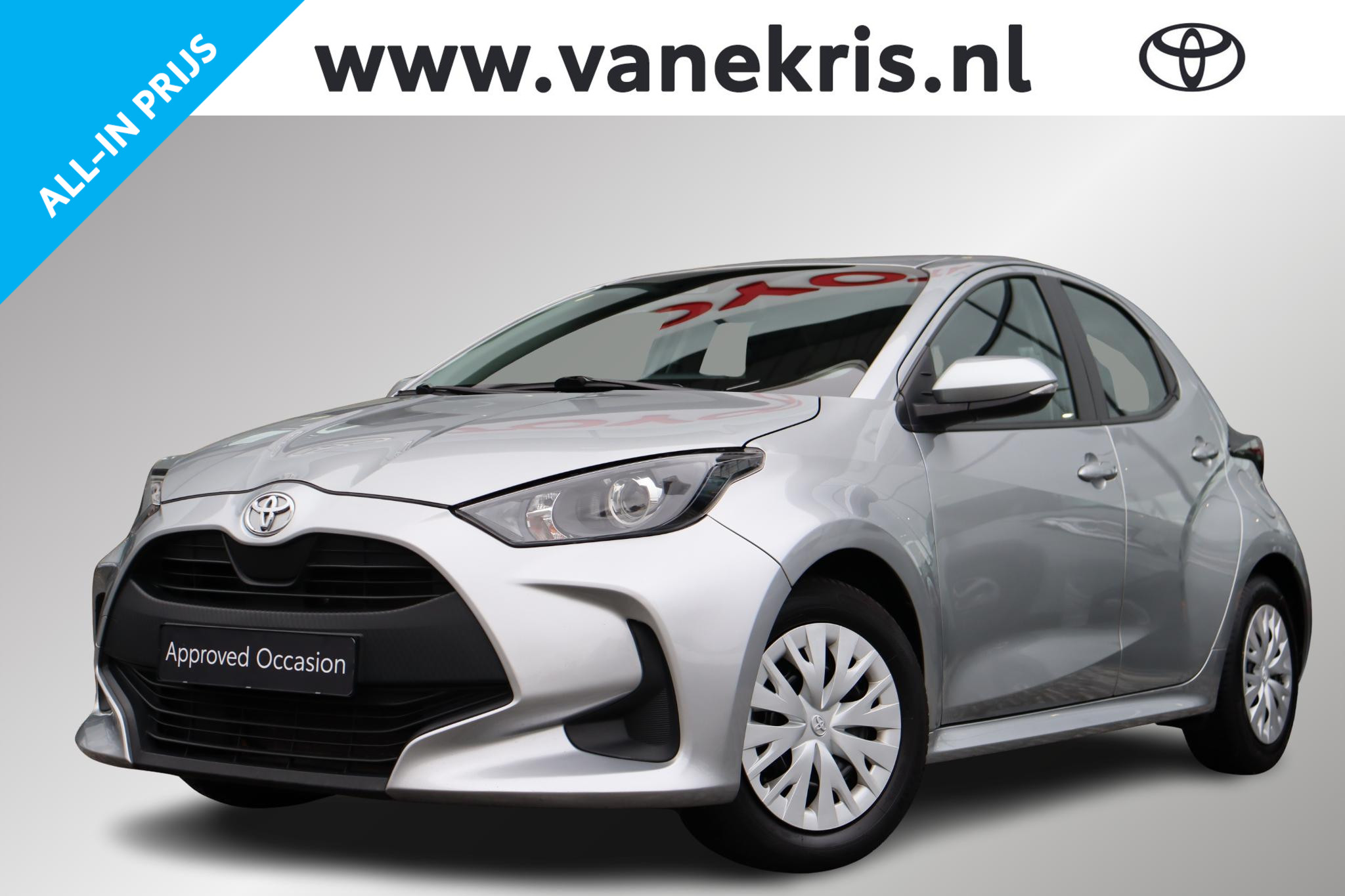 Toyota Yaris 1.5 VVT-i Active, Apple carplay, Android auto 2023 - voorkant