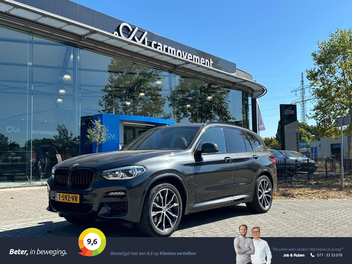 BMW X3 Xdrive30e xDrive30e High Ex. M-Pakket I Leder I Pano I Memory I Head up. 2021 - voorkant