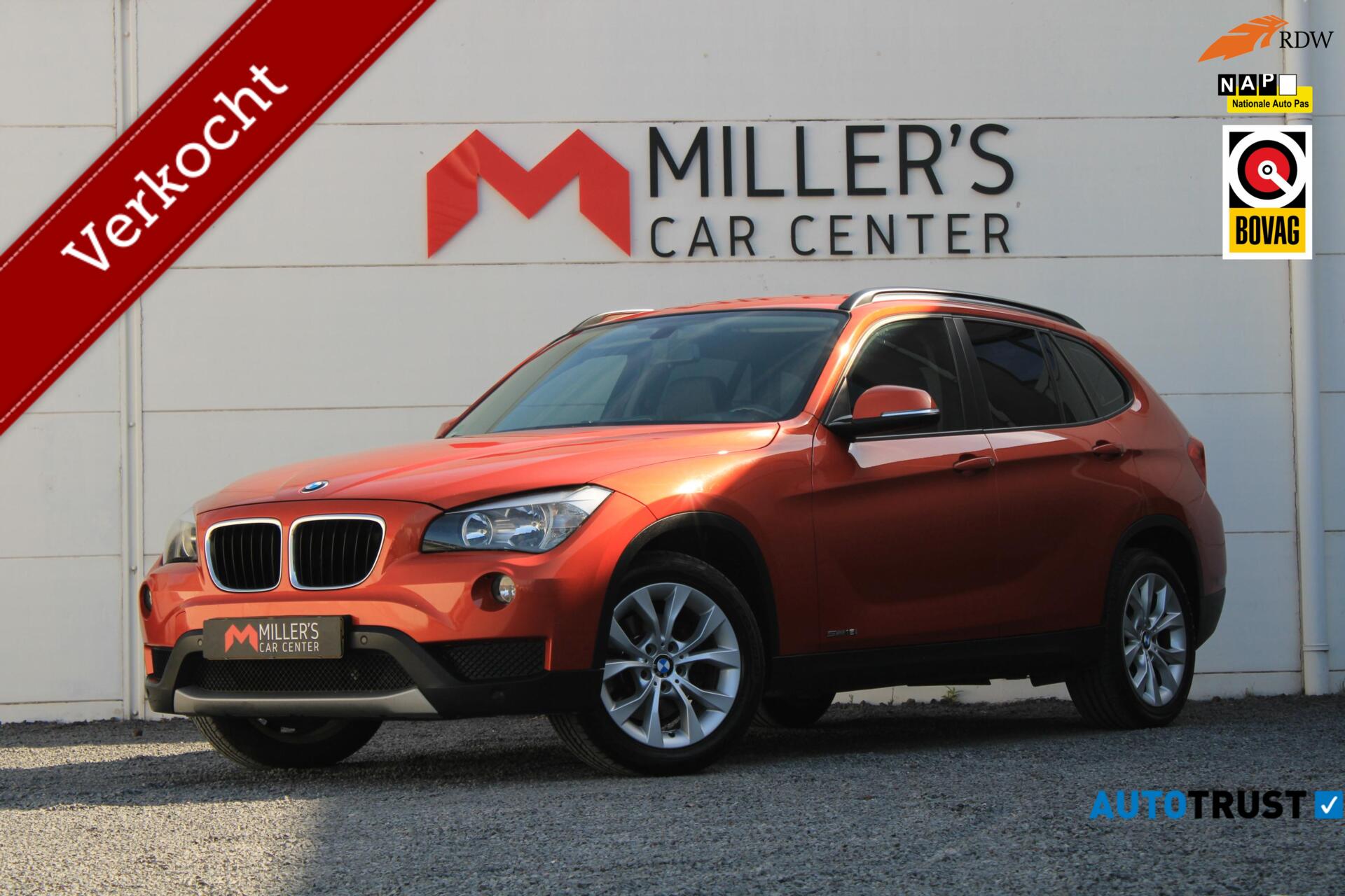 BMW X1 Sdrive18i sDrive18i AUT PDC V+A NAVI CARPLAY STOELVERWARMING 2014 - voorkant