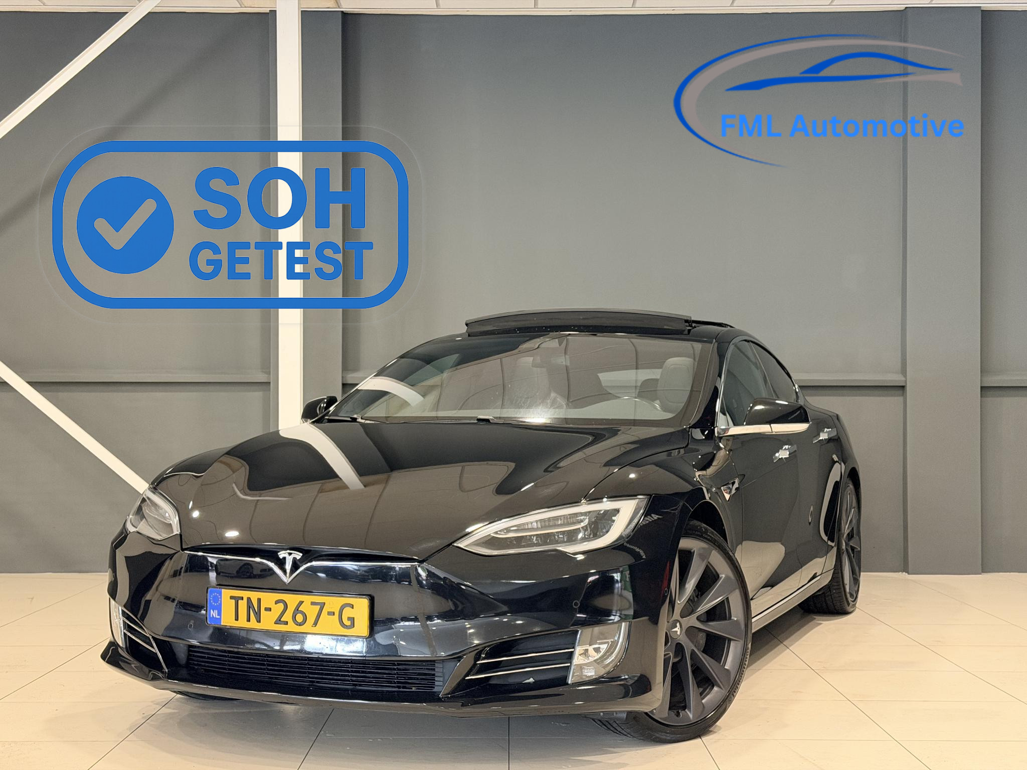 Tesla Model S 75D Base 2018 - voorkant