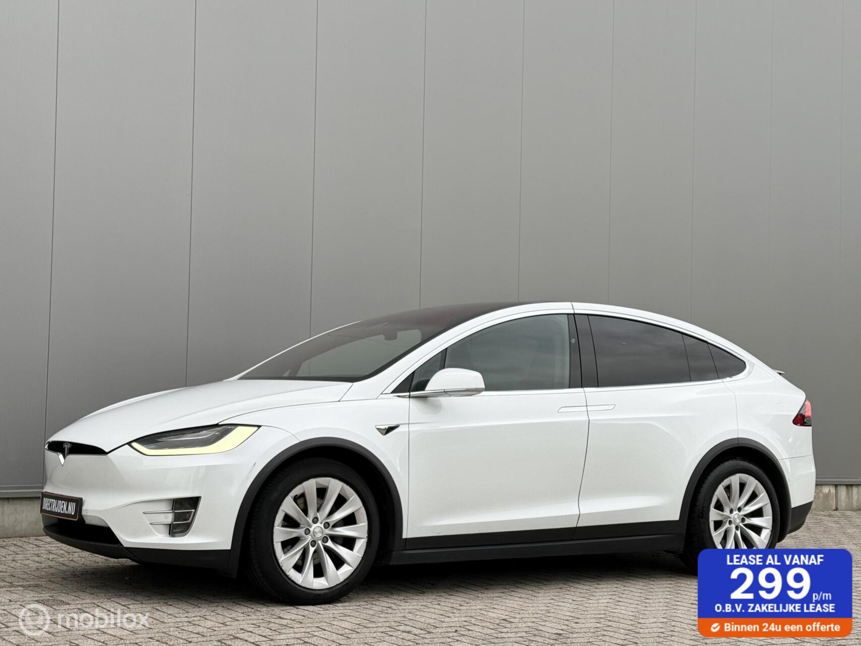 Tesla Model X 100D | BTW auto | SOH 84% | Trekhaak | Orig NL 2018 - voorkant