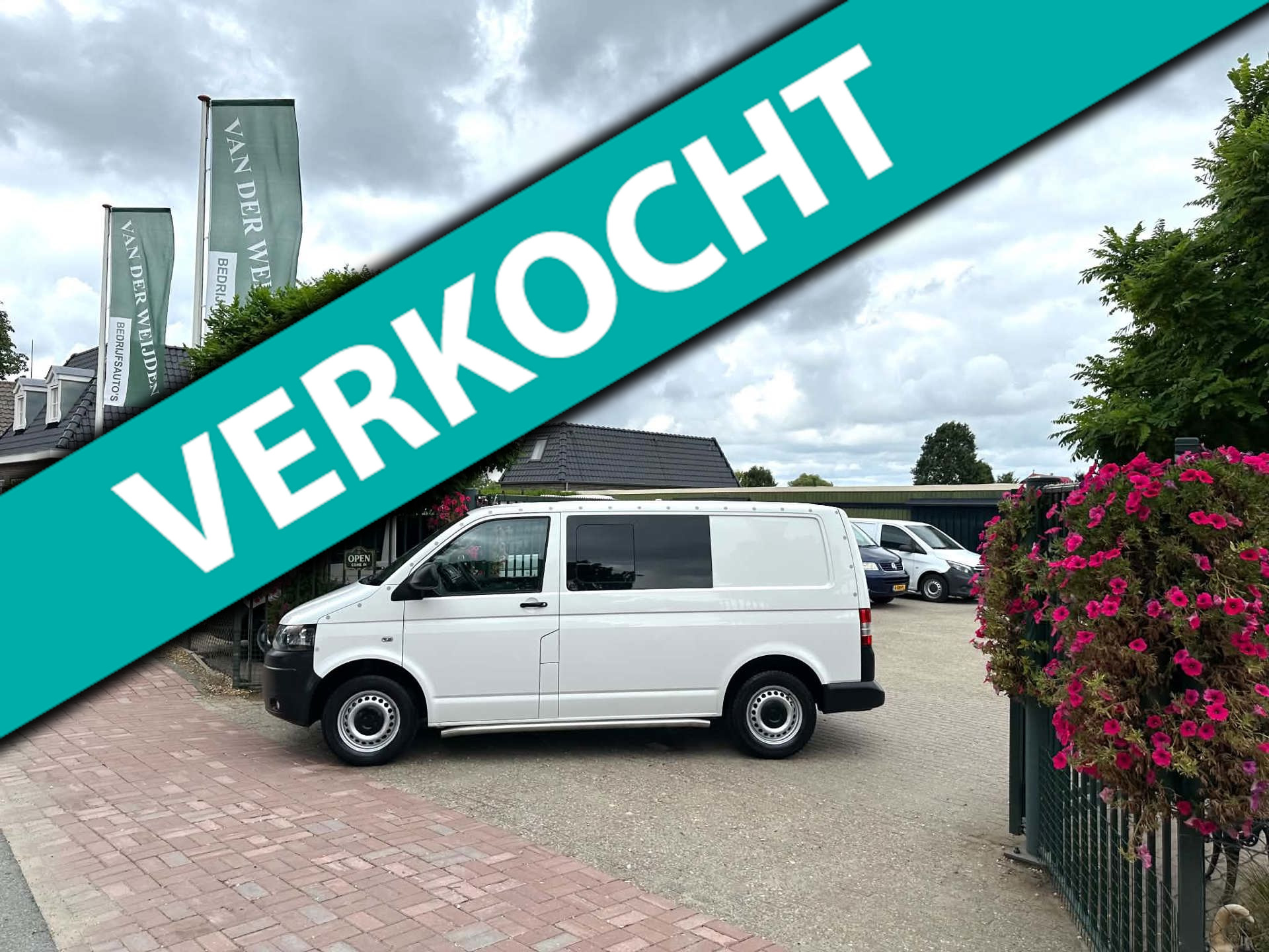 Volkswagen Transporter 2.0 TDI L1H1 BM Marge 3 Pers. Airco/Cruise/NAV 2013 - voorkant