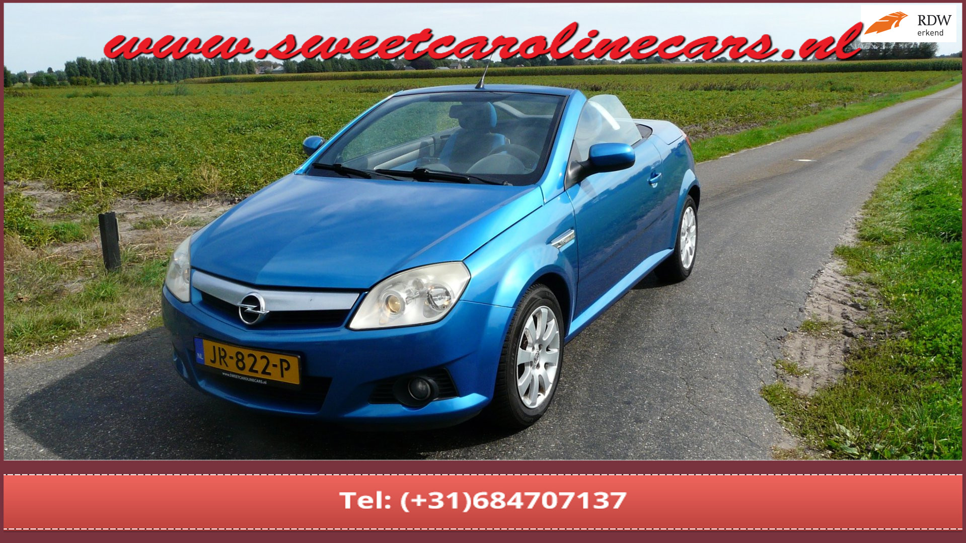Opel Tigra 1.4-16V Enjoy,(Cabrio-Hardtop),Airco,Elec.pakket,achteruit rij camera,Lmv's! 2006 - voorkant