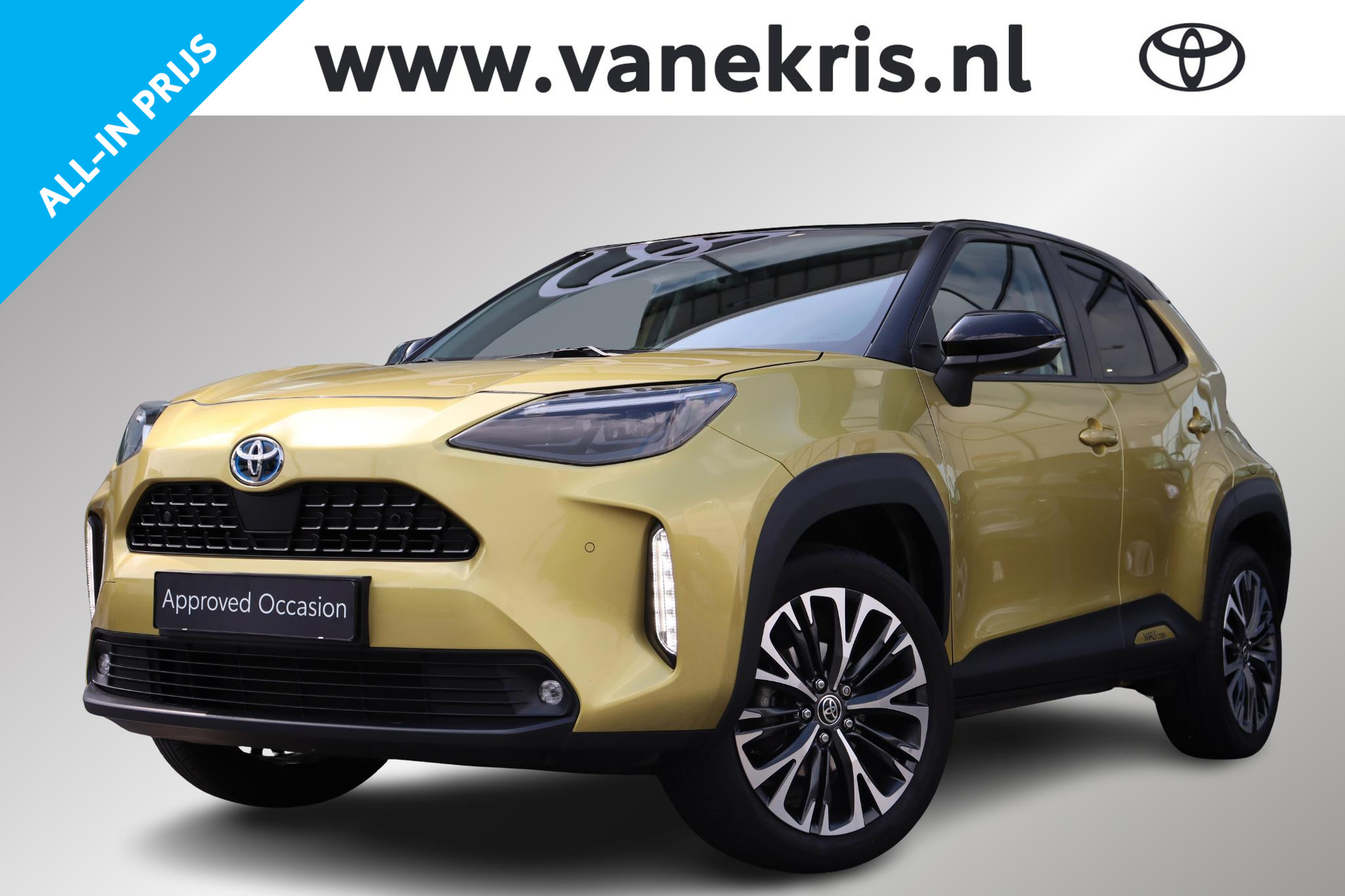 Toyota Toyota Yaris Cross 1.5 Hybrid Adventure, Parkeersensoren, BSM, 2022 - voorkant