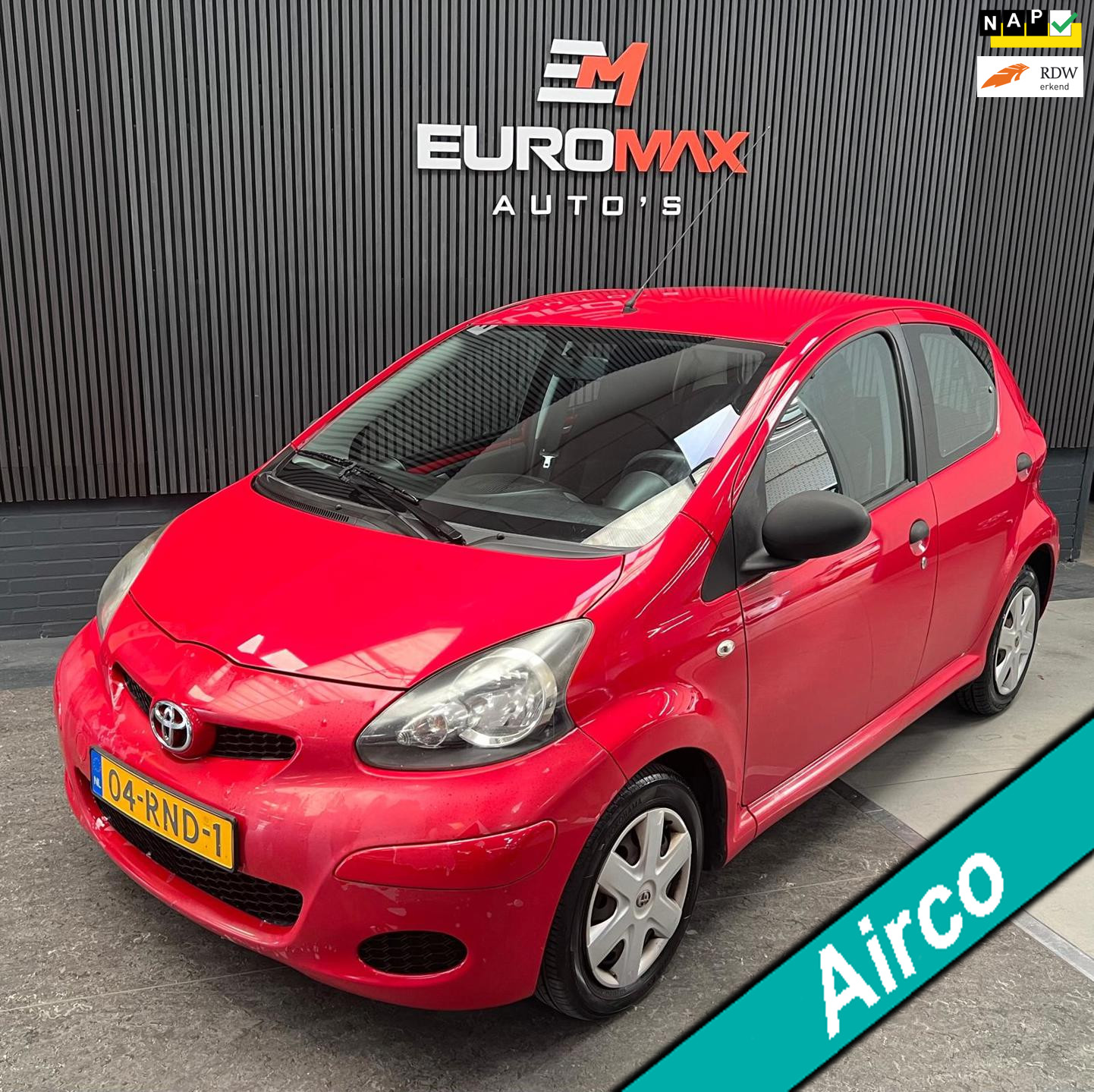 Toyota Toyota Aygo 1.0-12V Now 1e Eigenaar - NAP - Elektr. Raam 2011 - voorkant