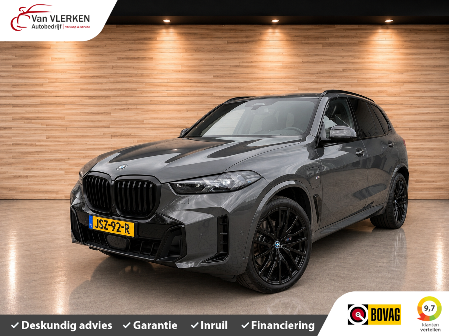 BMW X5 Xdrive50e xDrive50e M SPORT PANO HEAD UP 22``  DRAVITGRAU 2024 - voorkant