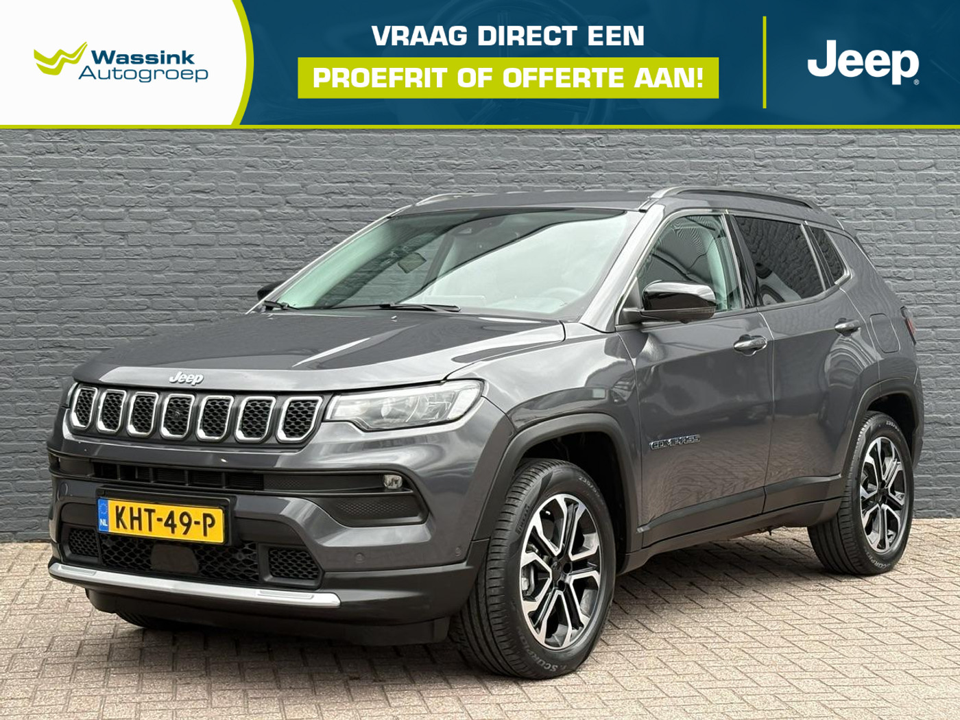 Jeep Compass 4xe 190 Plug-in Hybrid Electric Night Eagle 2023 - voorkant