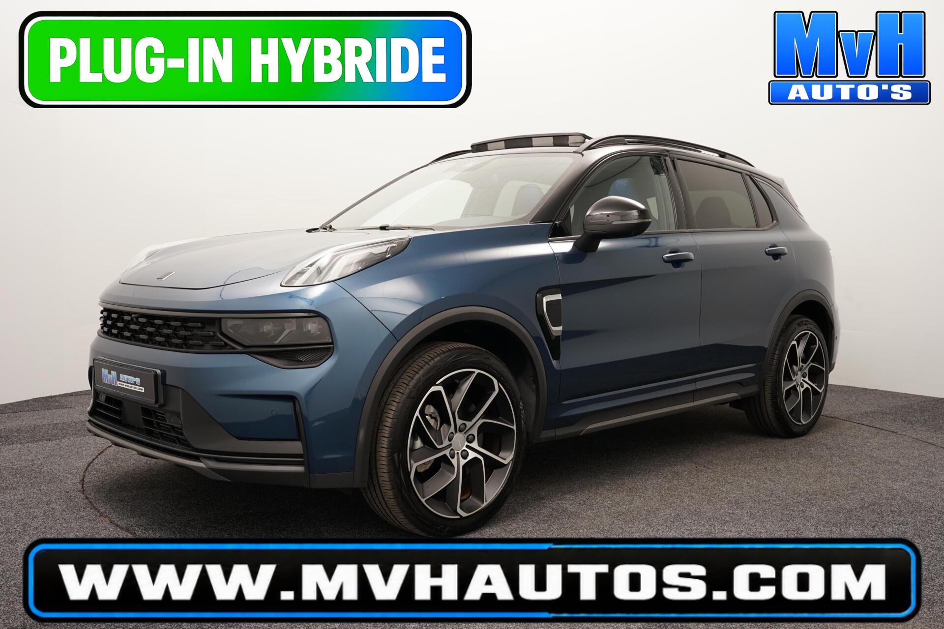 LYNK & Co 01 1.5 PHEV|BLACK EDITION|ZWARTE.HEMEL|PANORAMADAK 2023 - voorkant