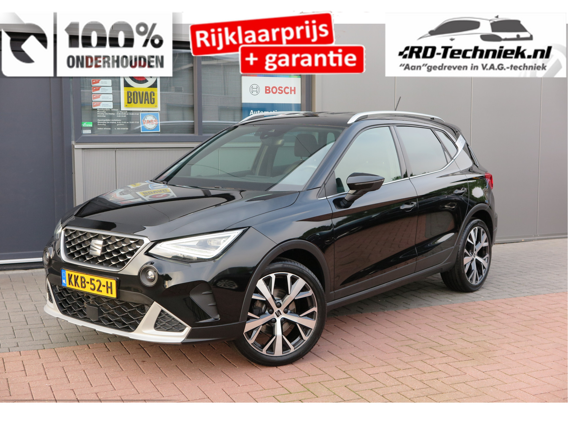 Seat Arona 1.0 TSI 70KW 95PK Xperience Connect,Led Matrix , Virtual cockpit, Keyless, Adaptive cruise, PDC, 18" LMV 2023 - voorkant
