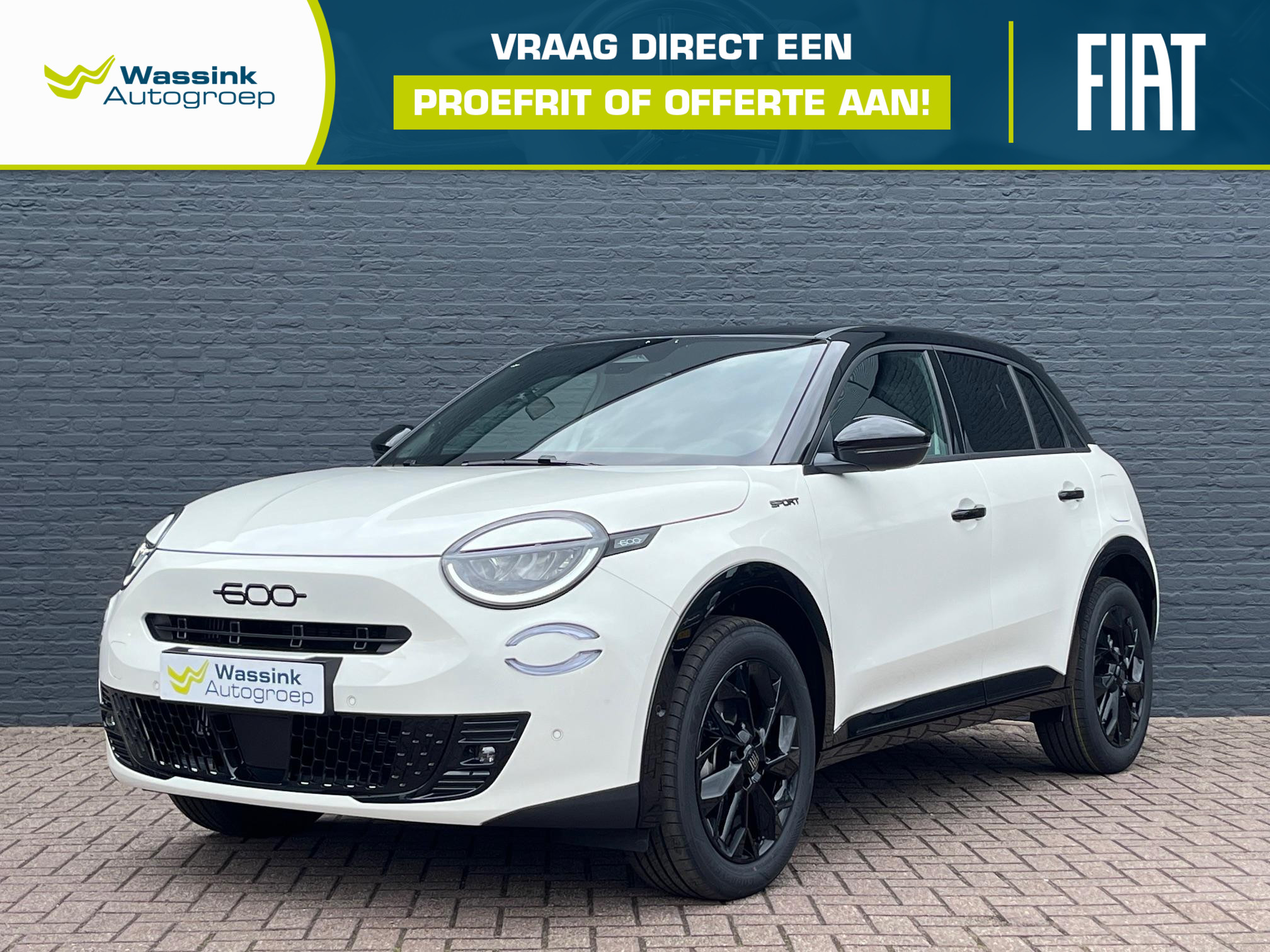 Fiat 600 1.2 Hybrid Sport 2026 - voorkant