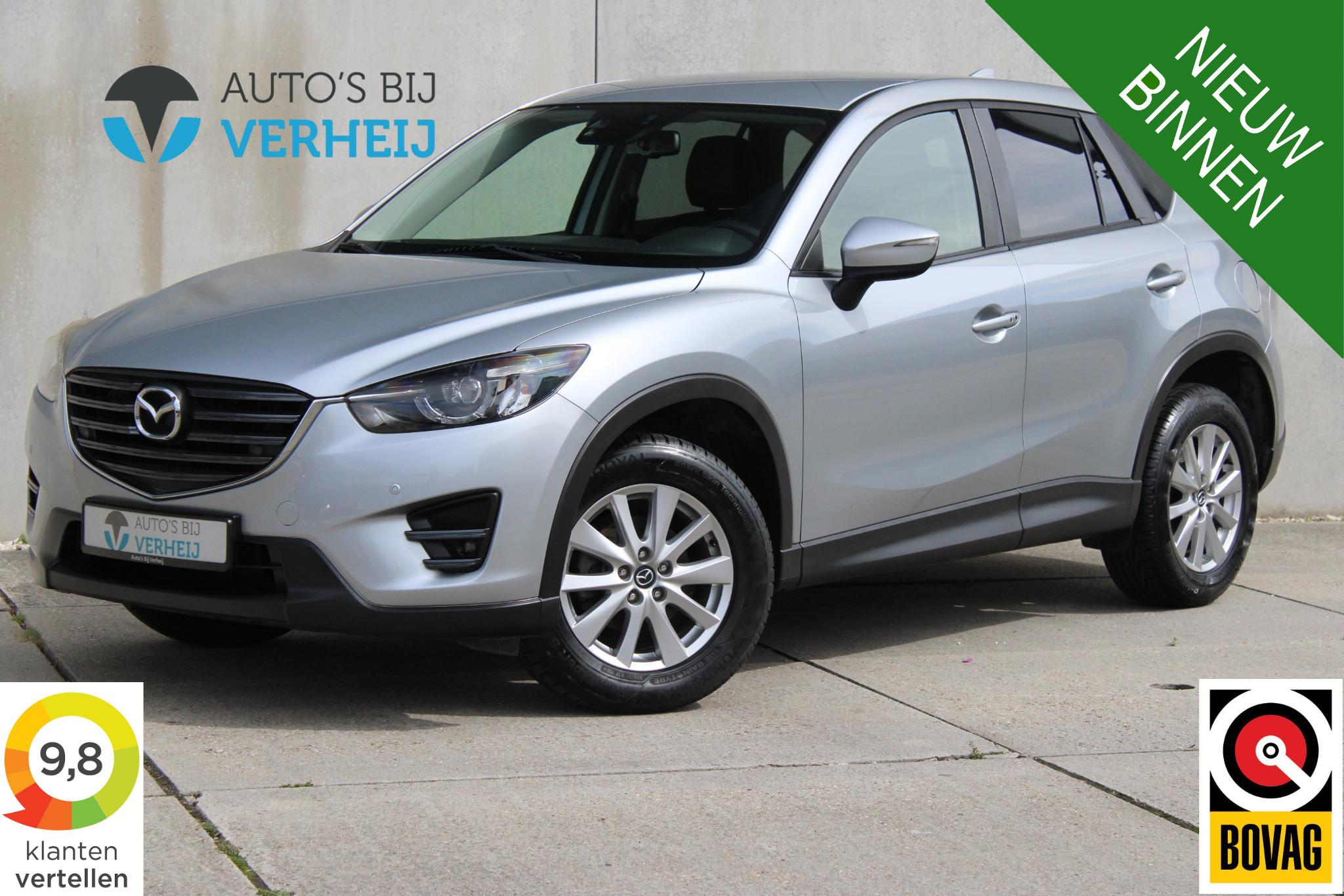 Mazda Cx-5 2.0 SkyActiv-G 165 Skylease GT 2016 - voorkant
