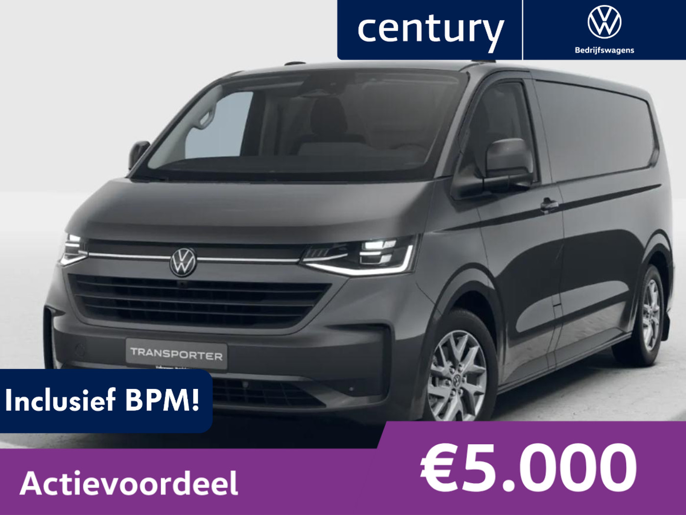 Volkswagen Transporter Bulli L2 2.0 TDI 110 kW (150 pk) EU6 3500 mm 8 ver 2025 - voorkant