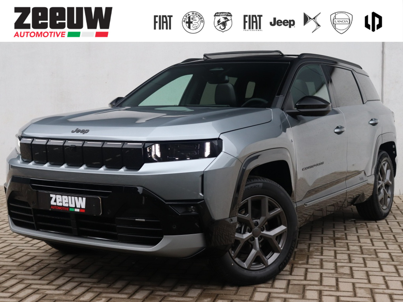 Jeep Compass 1.2 e-Hybrid 145 PK First Edition | Schuifdak | 360cam | 18" 2026 - voorkant