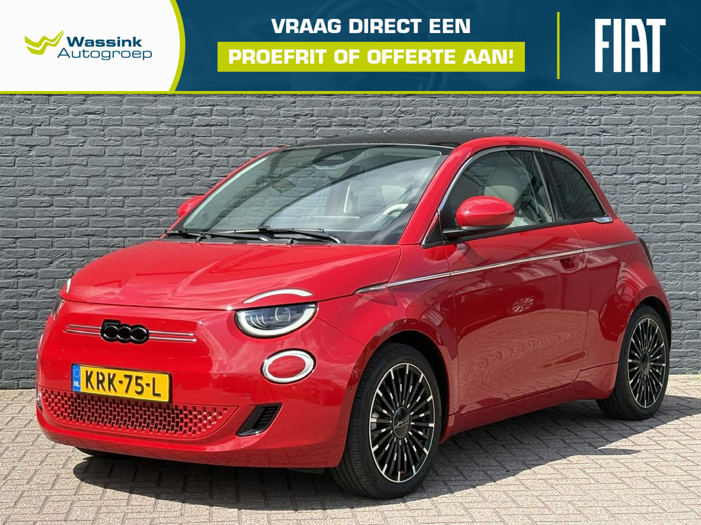 Fiat 500 La Prima 42 kWh 2024 - voorkant