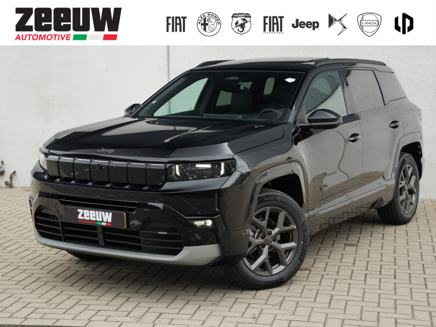 Jeep Compass 1.2 e-Hybrid 145 PK First Edition | Schuifdak | Premium | 360cam 2026 - voorkant