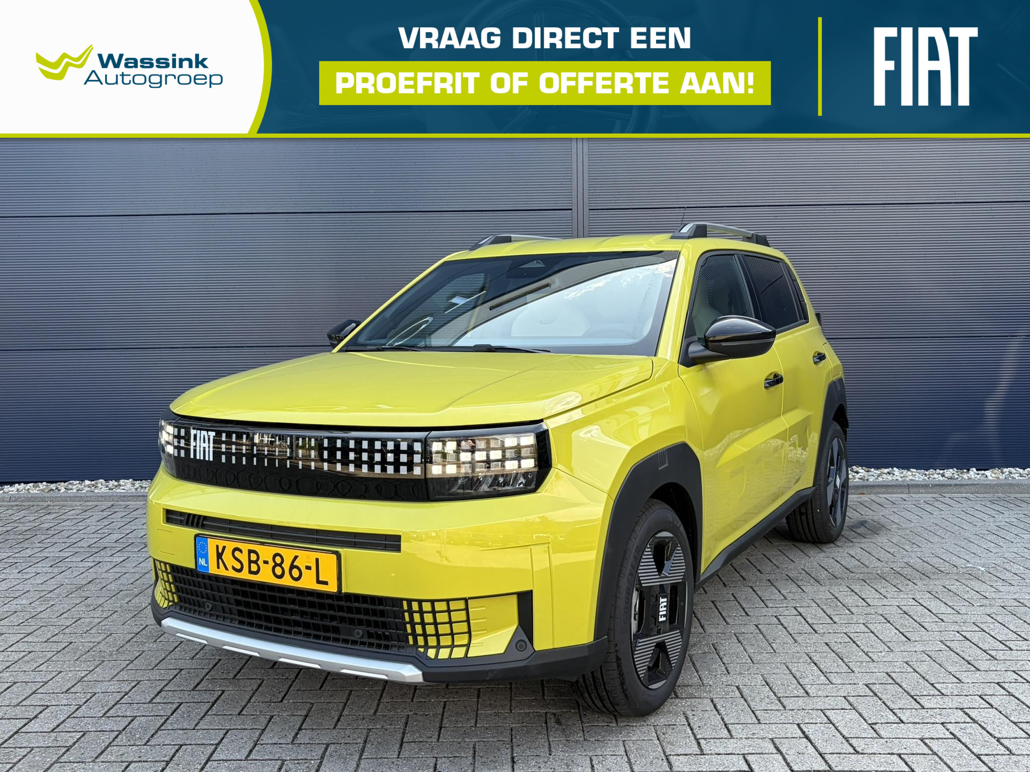 Fiat Panda La Prima 11 kW 44 kWh 2026 - voorkant