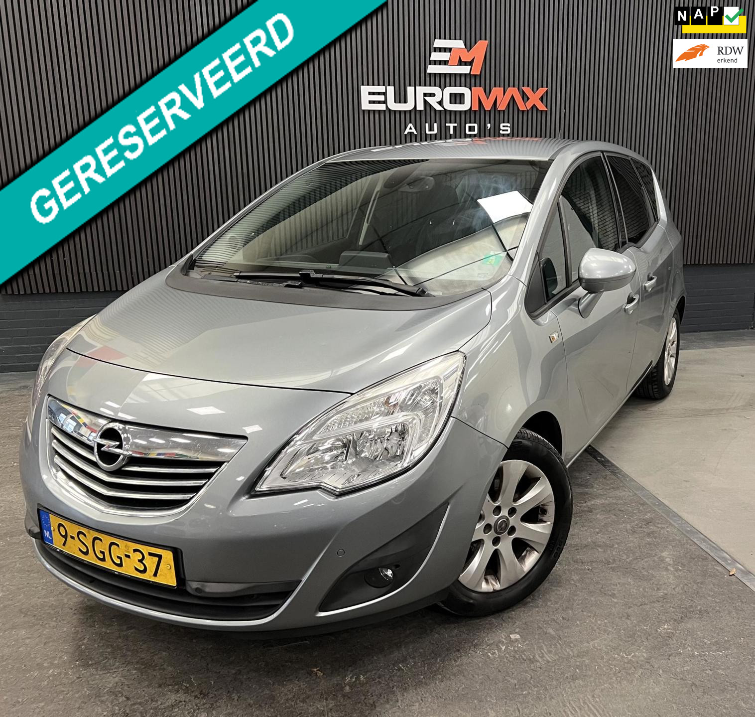 Opel Meriva 1.4 Turbo Cosmo 2e Eigenaar - NAP- Cruise Contr 2013 - voorkant